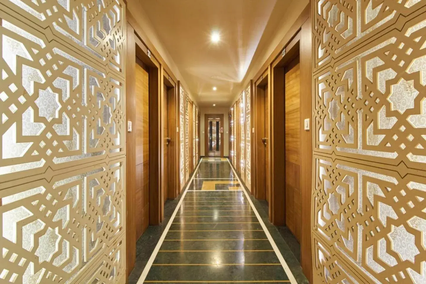 elevator in Hotel Shalimar Palace