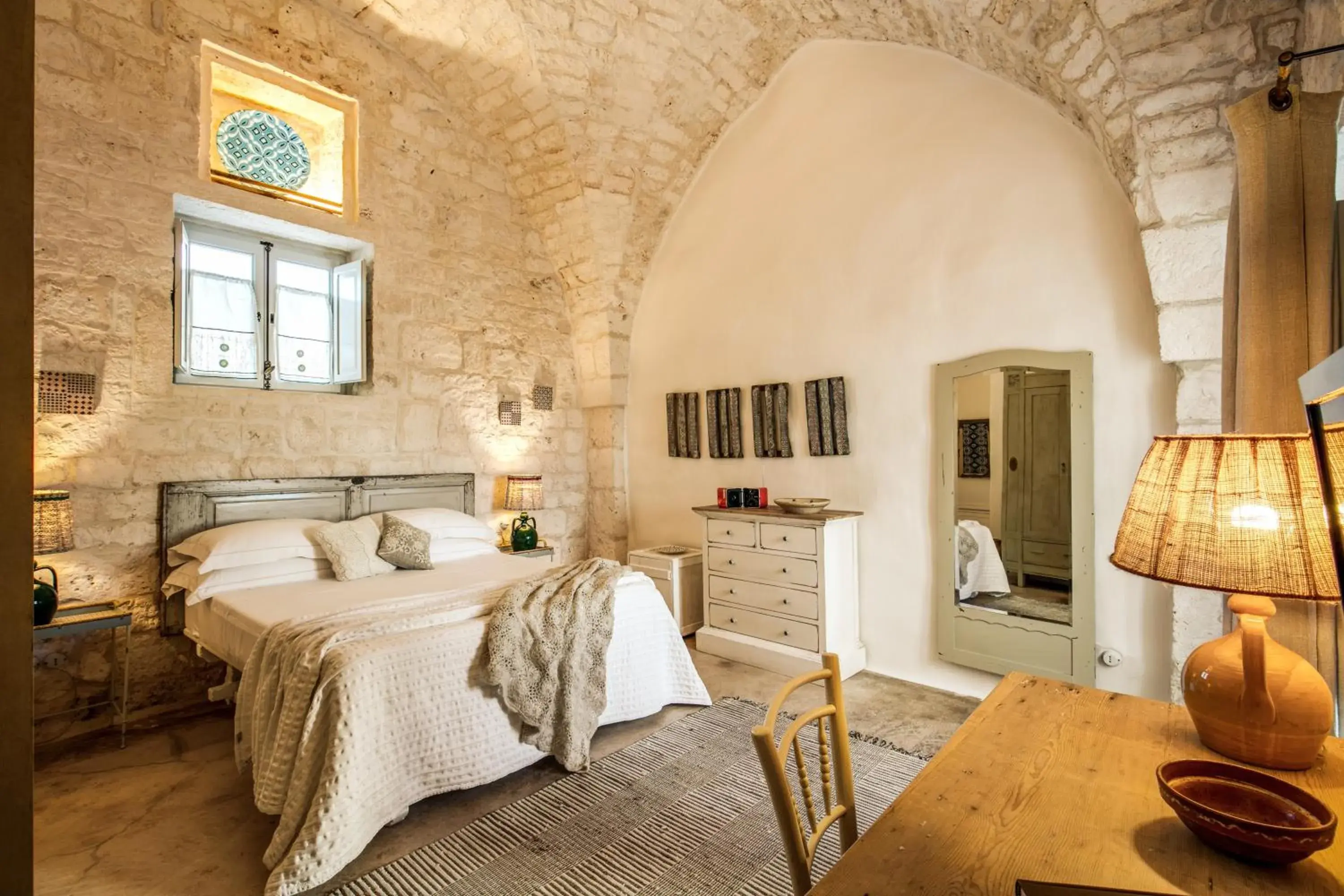 Bed in Masseria Cervarolo