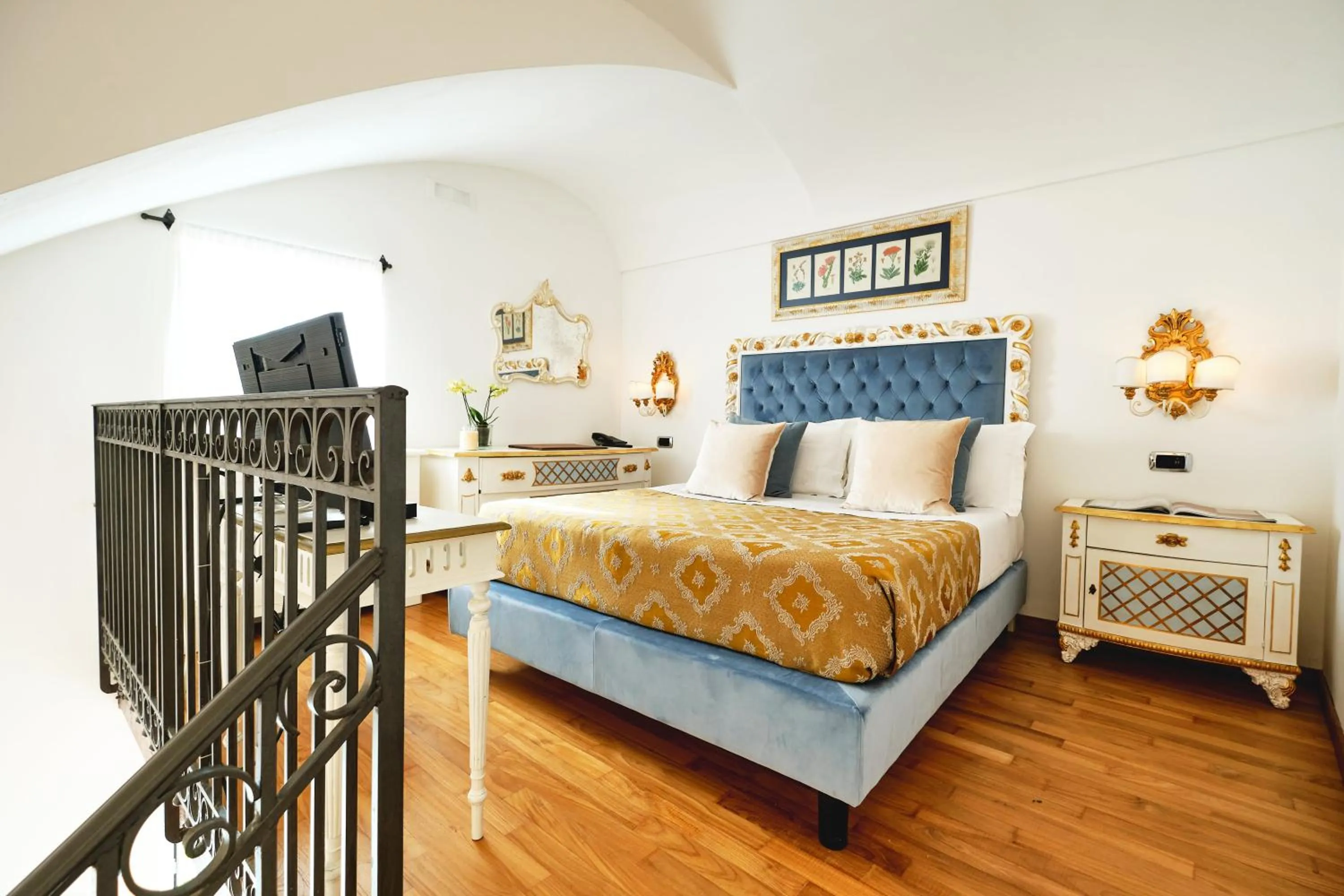 Bedroom, Bed in Hotel Botanico San Lazzaro