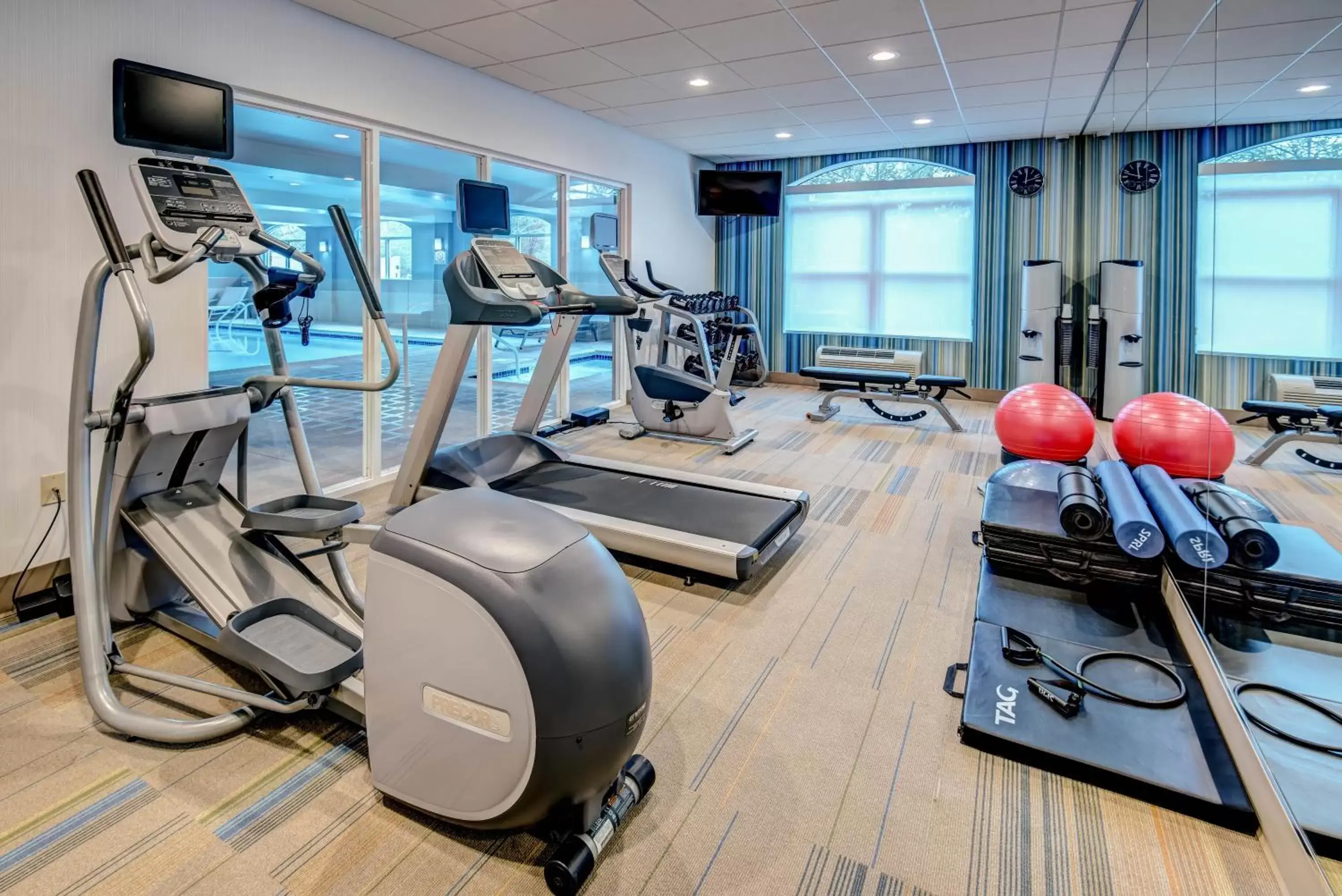 Fitness centre/facilities, Fitness Center/Facilities in Holiday Inn Express Woodbridge, an IHG Hotel