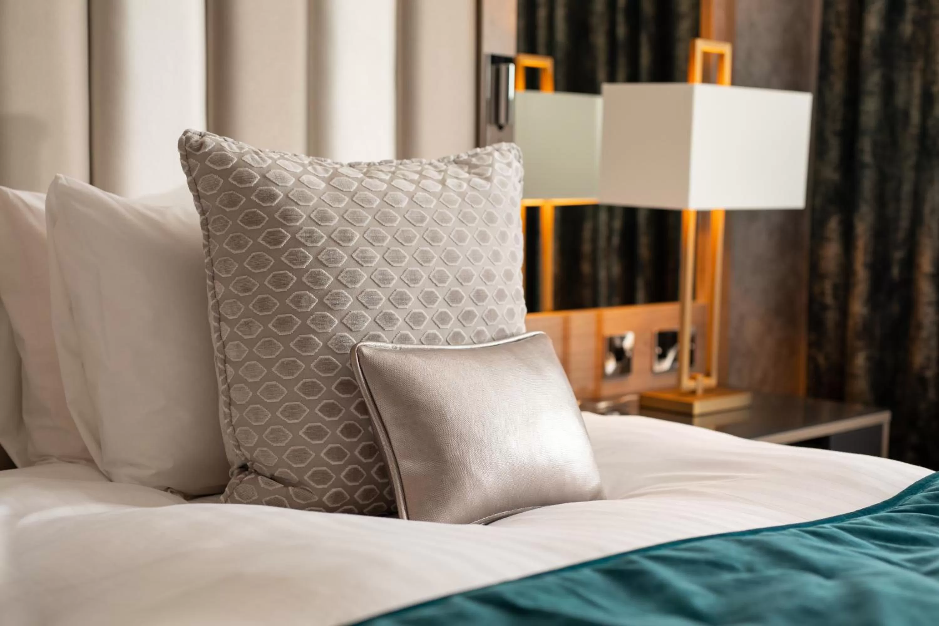 Bed in Radstone Hotel