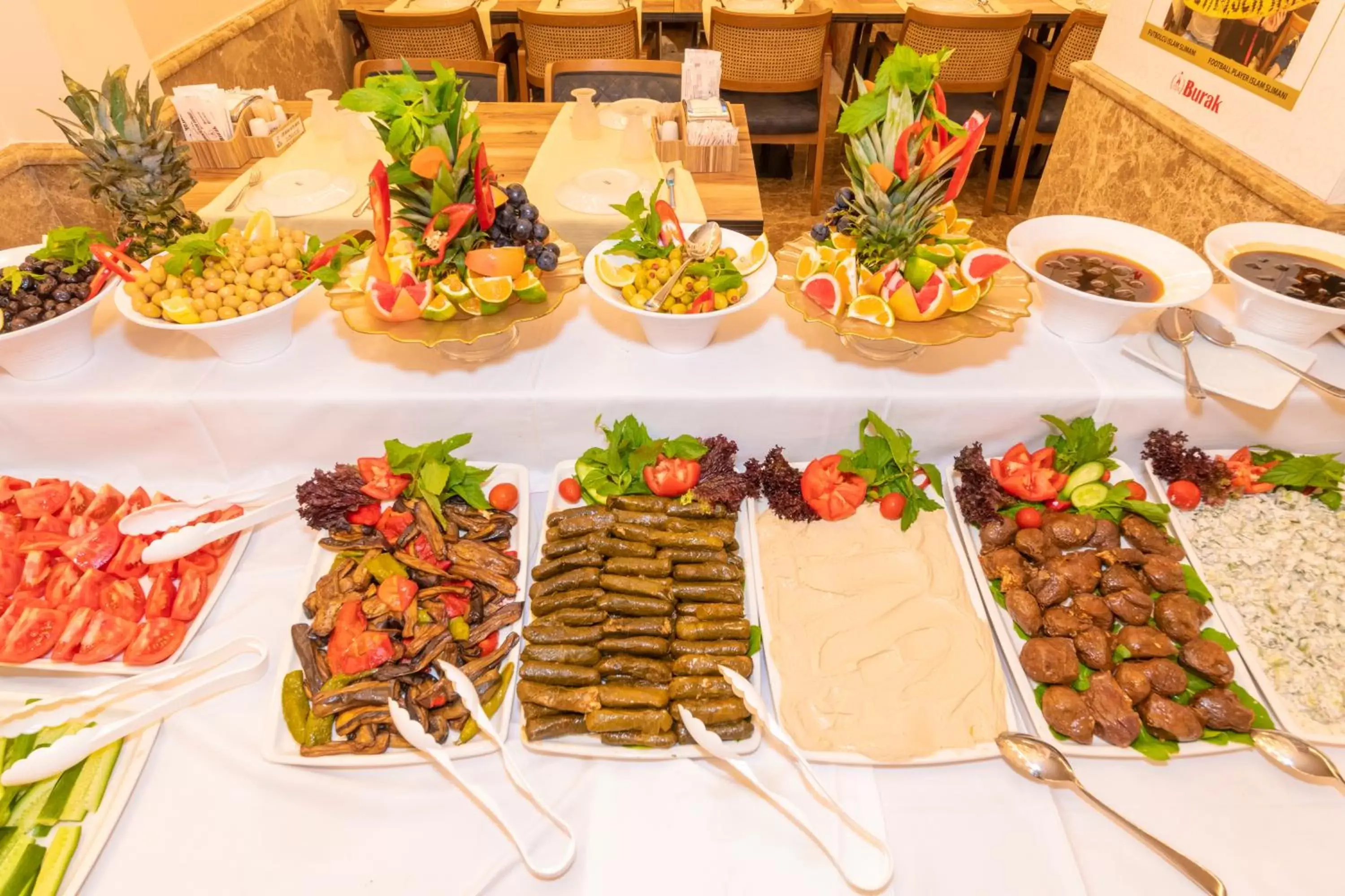Buffet breakfast, Food in Almadina Hotel Istanbul