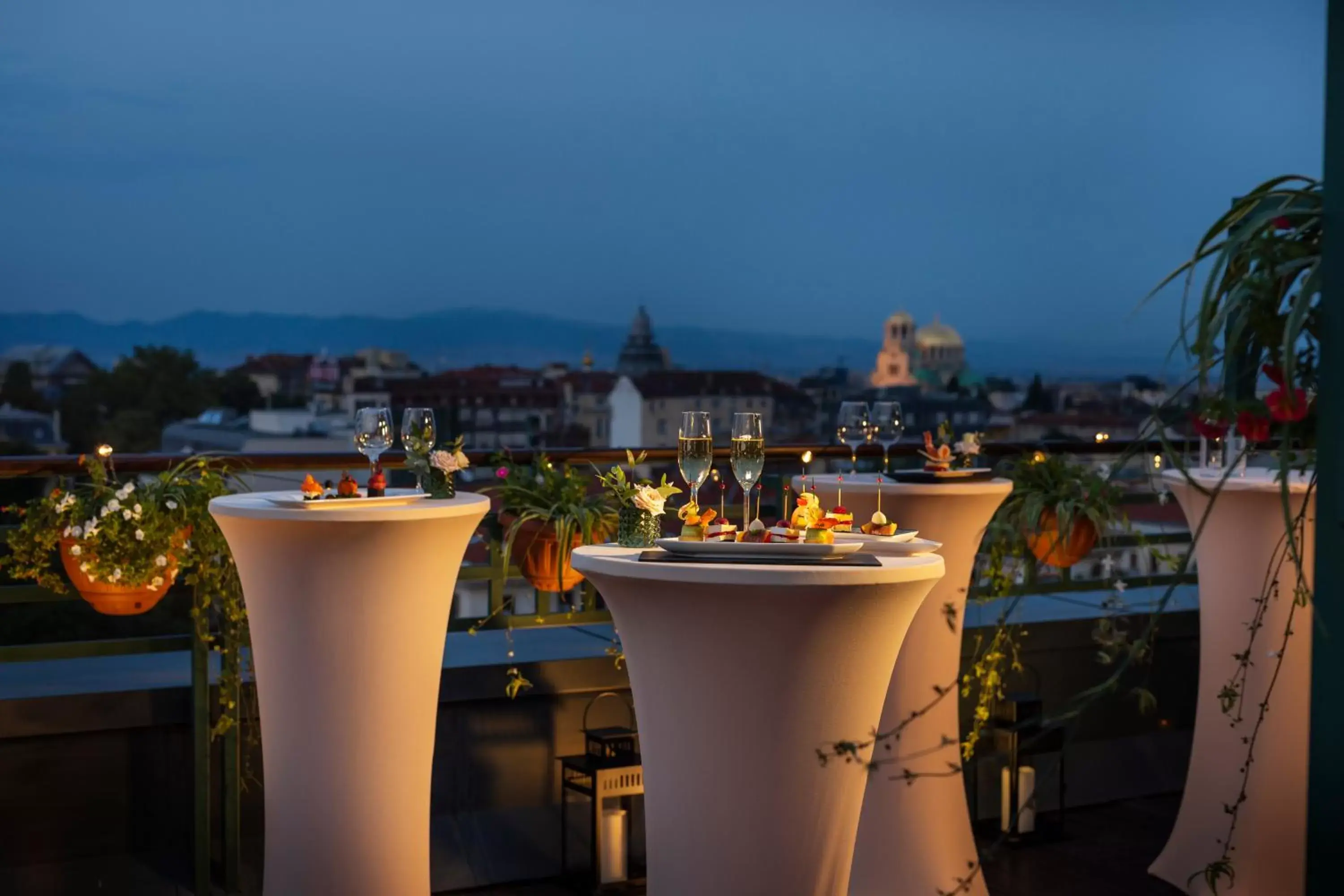 Balcony/Terrace in Grand Hotel Sofia - Top Location, The Most Spacious Rooms in the City, Secured Paid Underground Parking