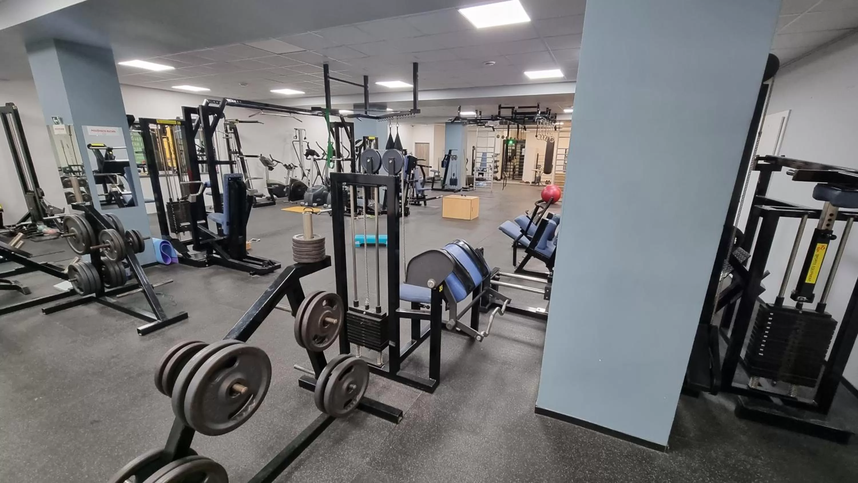 Fitness centre/facilities in Olympland Hotel