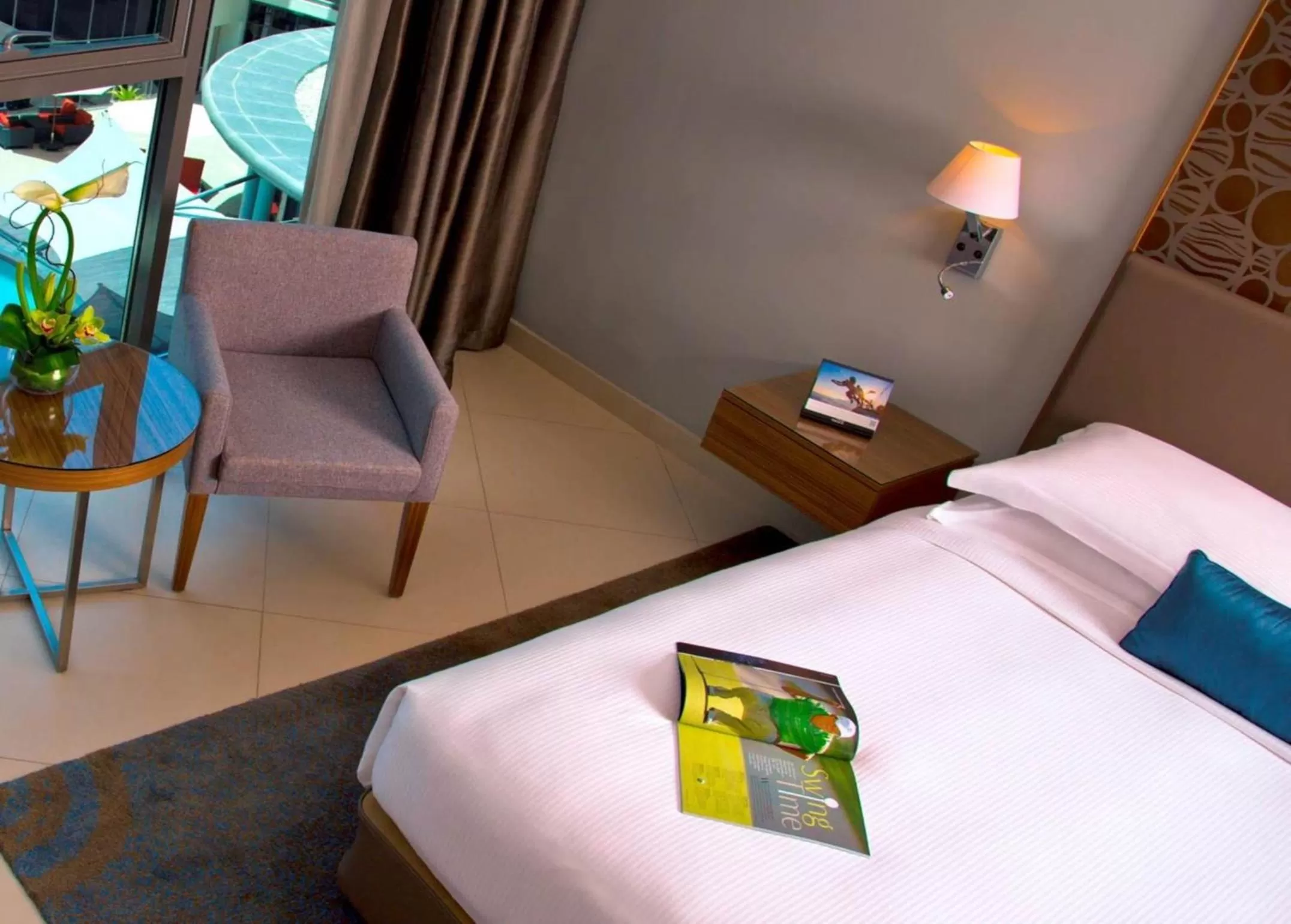 Bedroom, Bed in Majestic Arjaan by Rotana – Manama