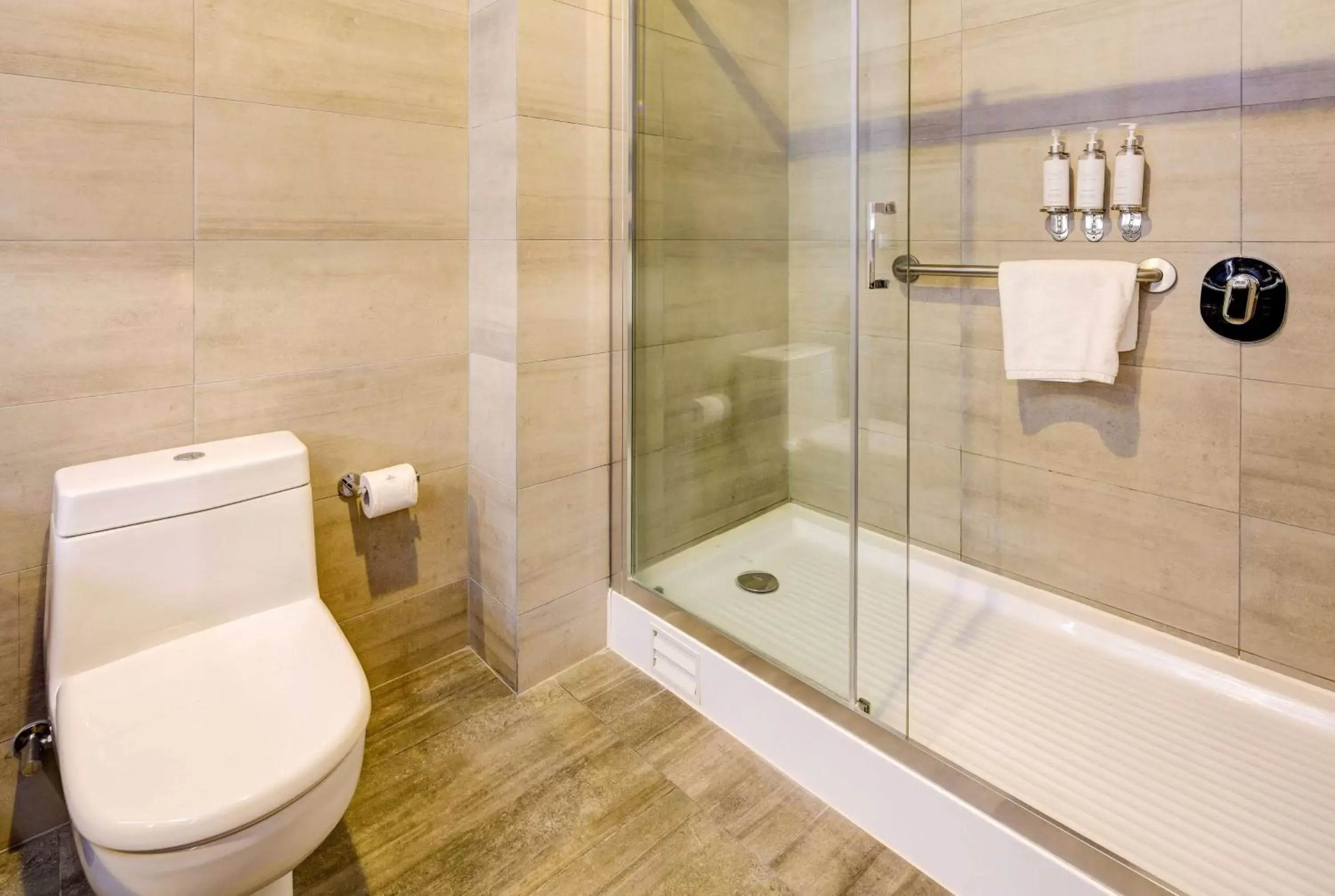 TV and multimedia, Bathroom in La Quinta by Wyndham Santiago Aeropuerto