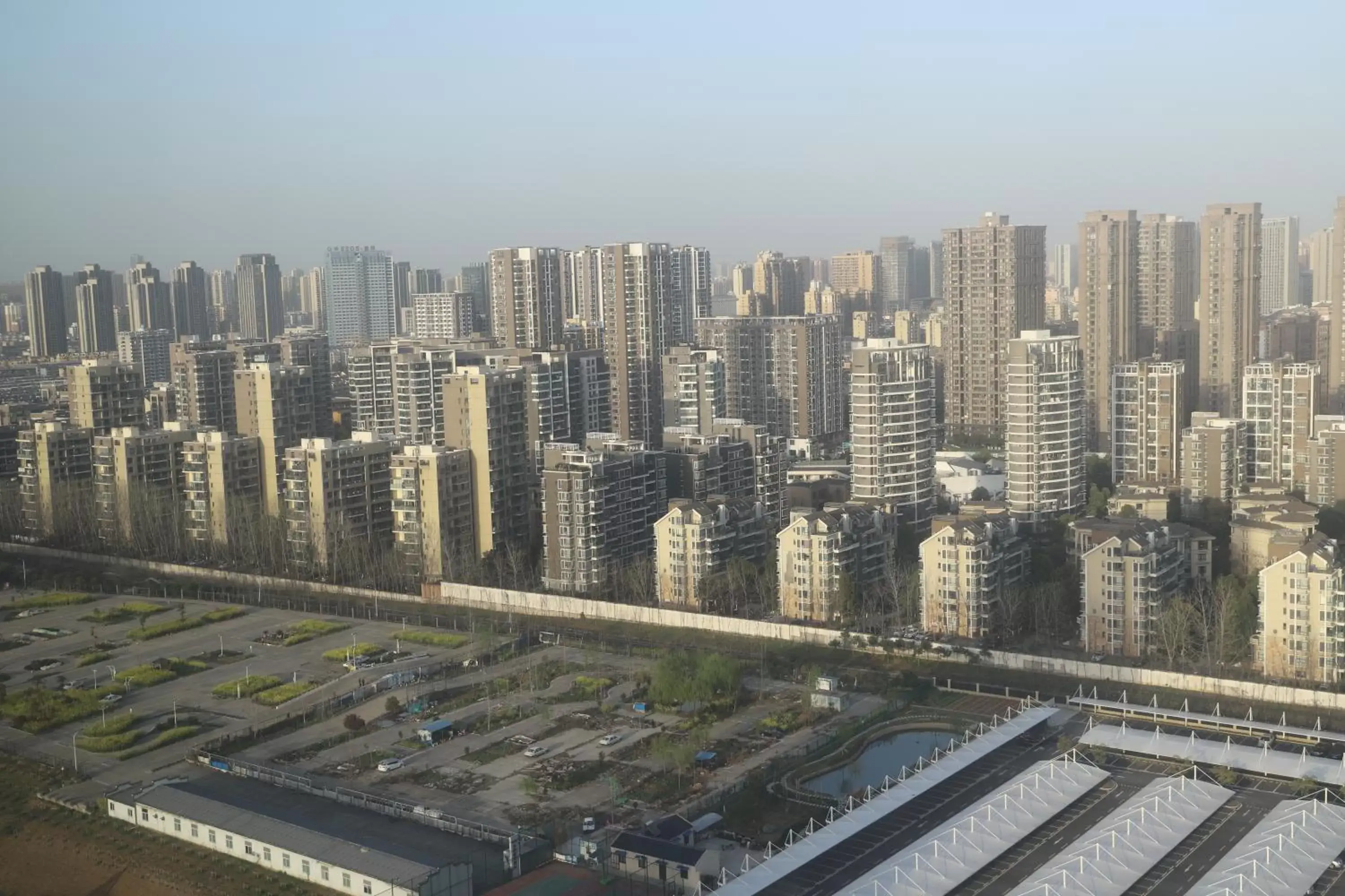 Inner courtyard view in Crowne Plaza Hefei, an IHG Hotel