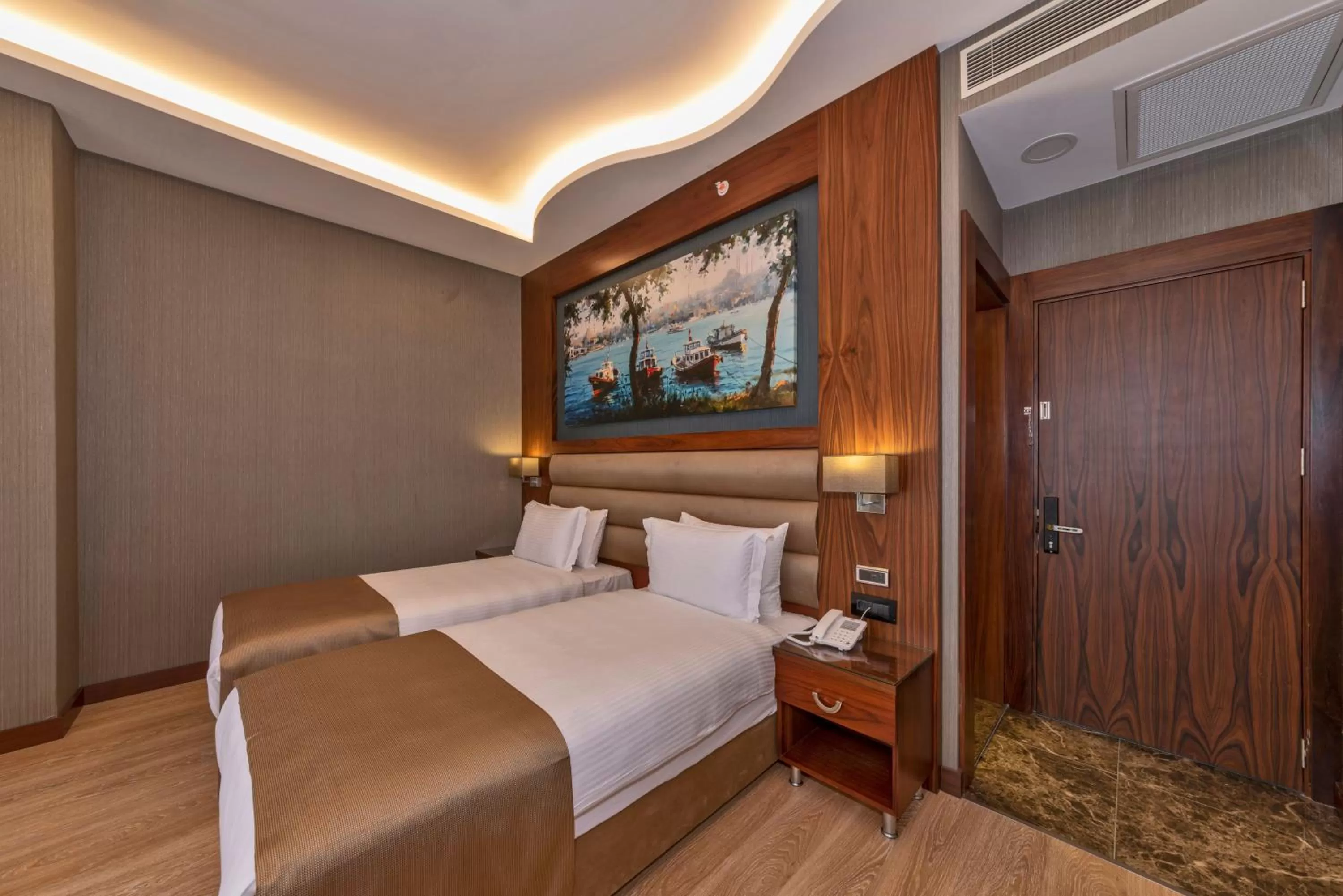 Bed in Piya Sport Hotel