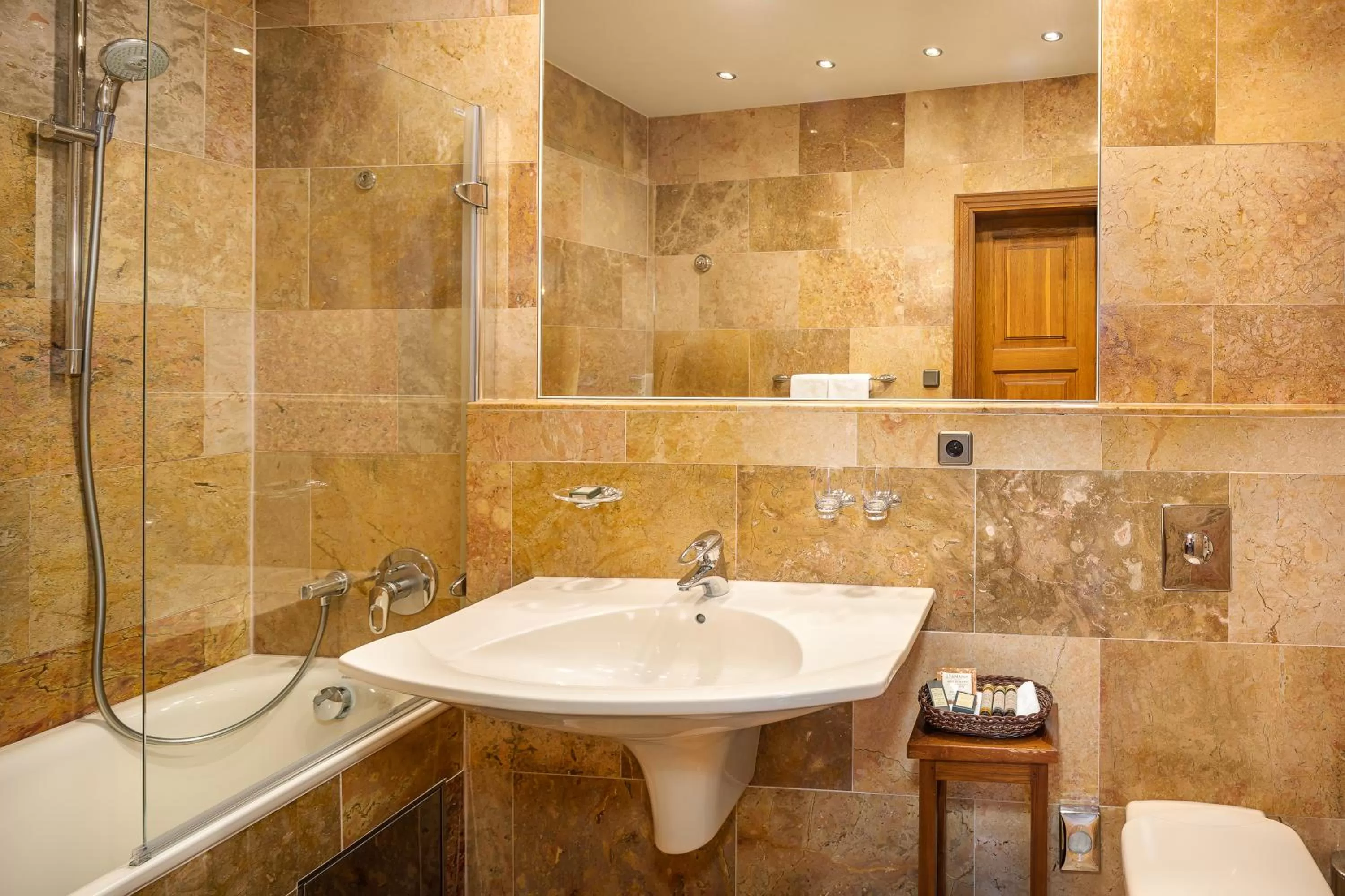 Bathroom in Hotel U Prince Prague by BHG