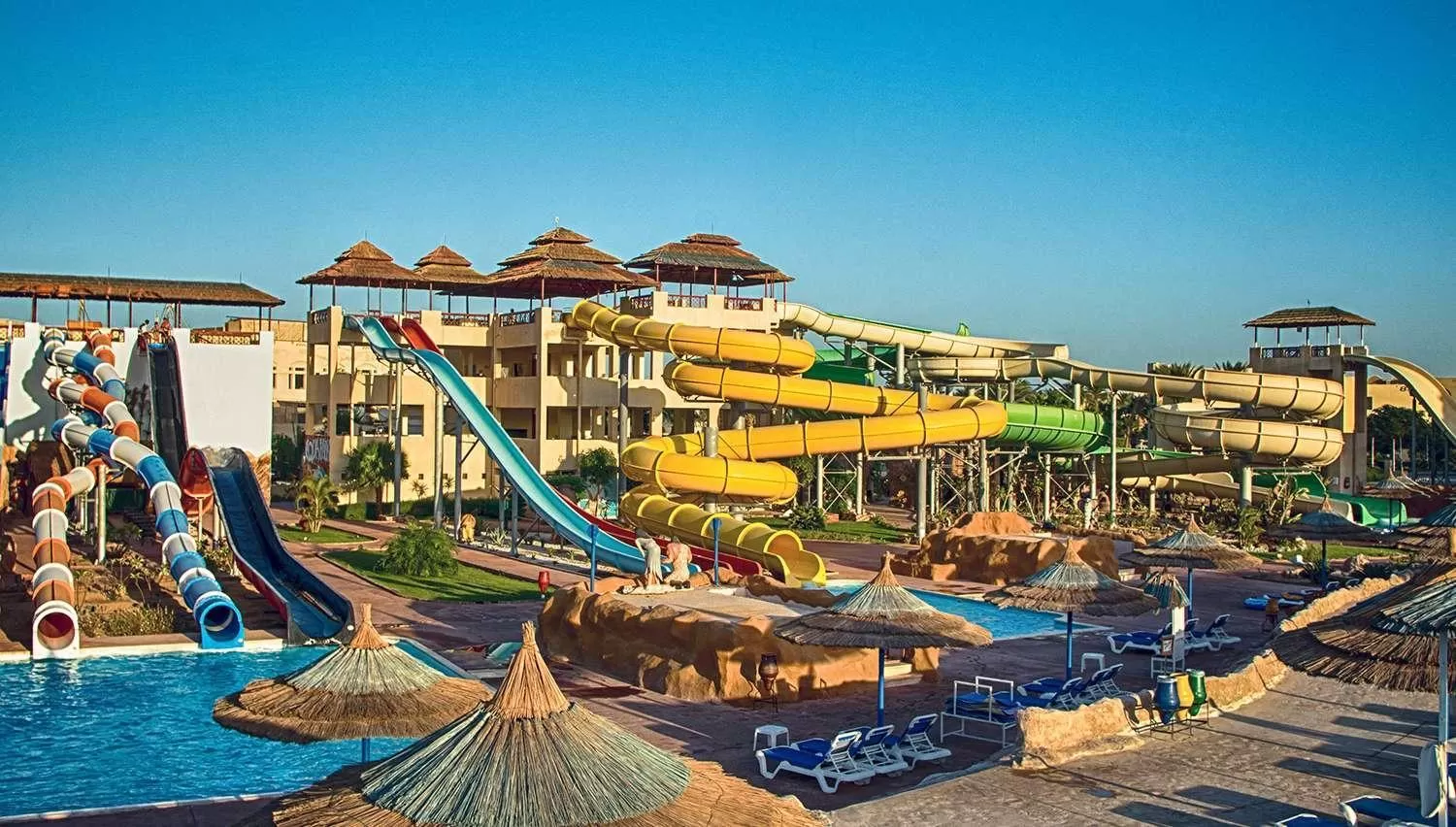 Pool view, Water Park in Xanadu Makadi Bay - High Class All Inclusive