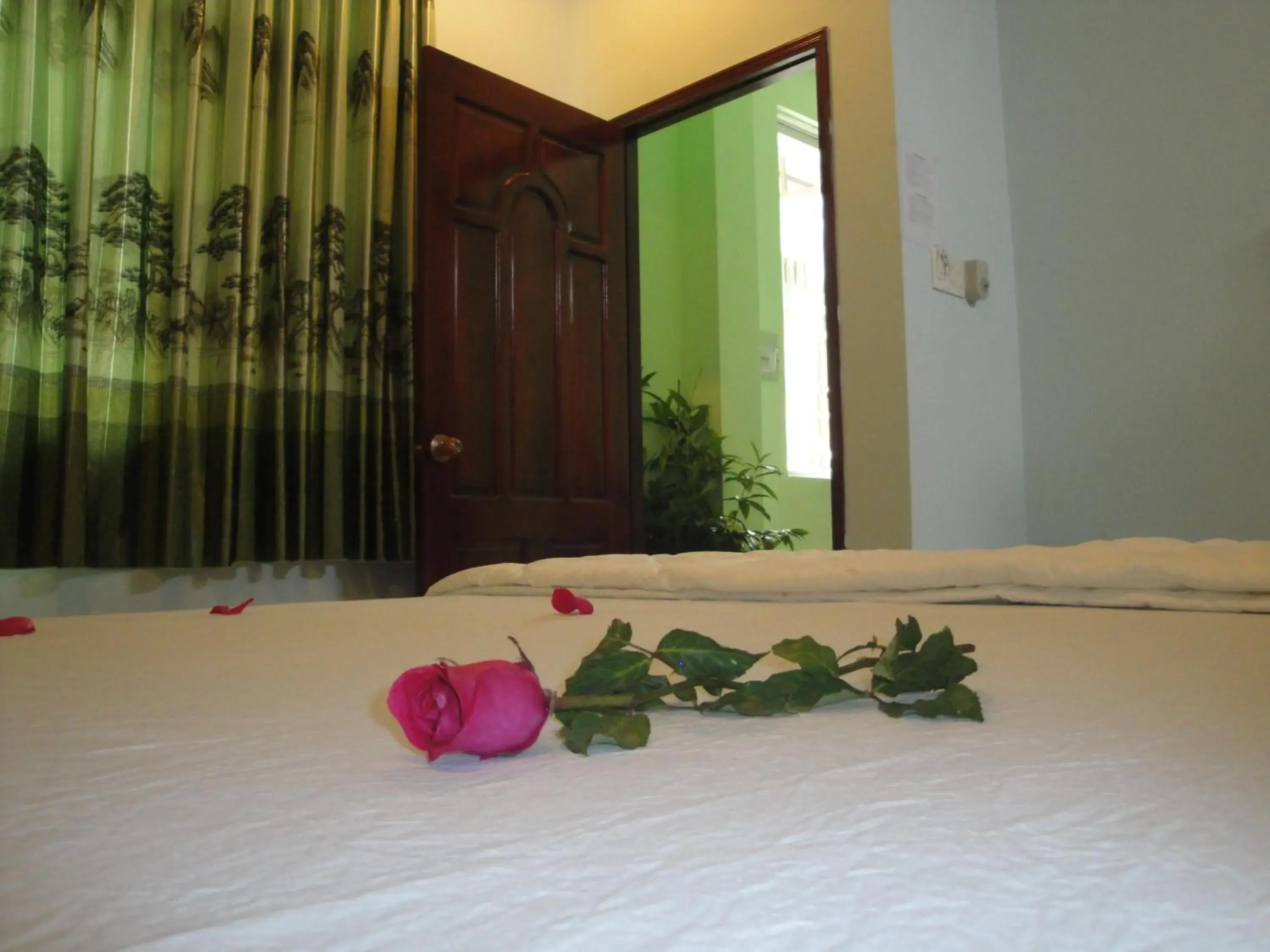 Bed in Kim Long Hotel Bed in Kim Long Hotel