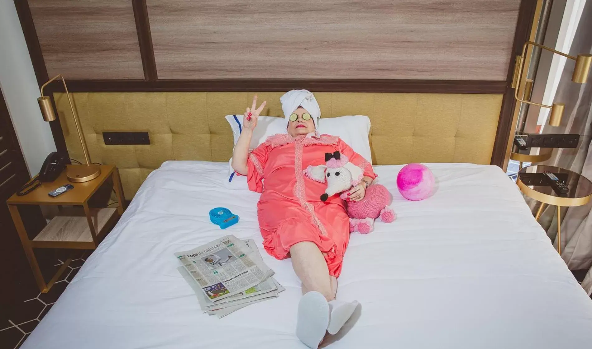 Premium View Room in Pestana CR7 Gran Vía Madrid Premium View Room in Pestana CR7 Gran Vía Madrid