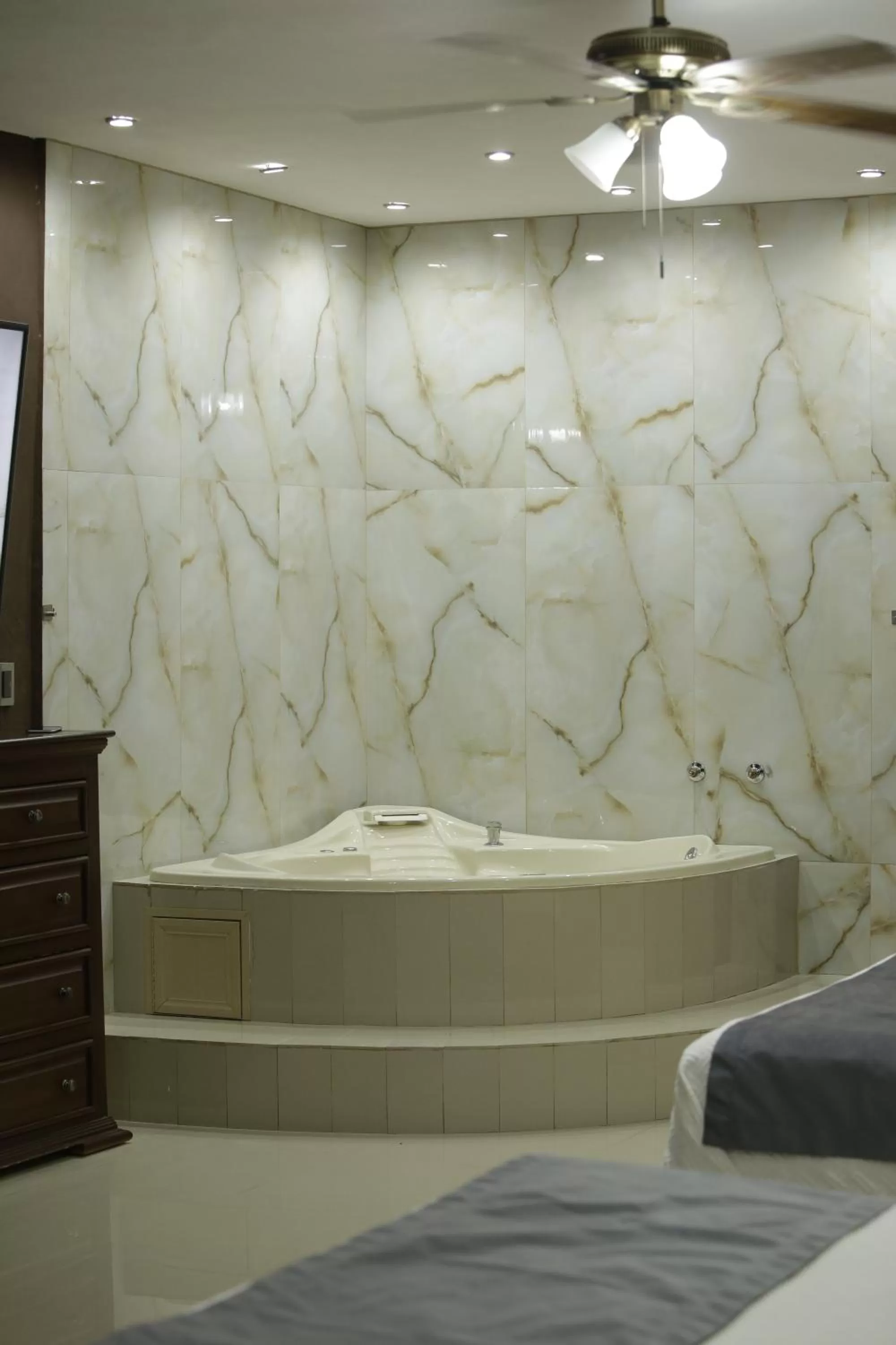 Bed in Hotel Posada Santa Fe Sabinas