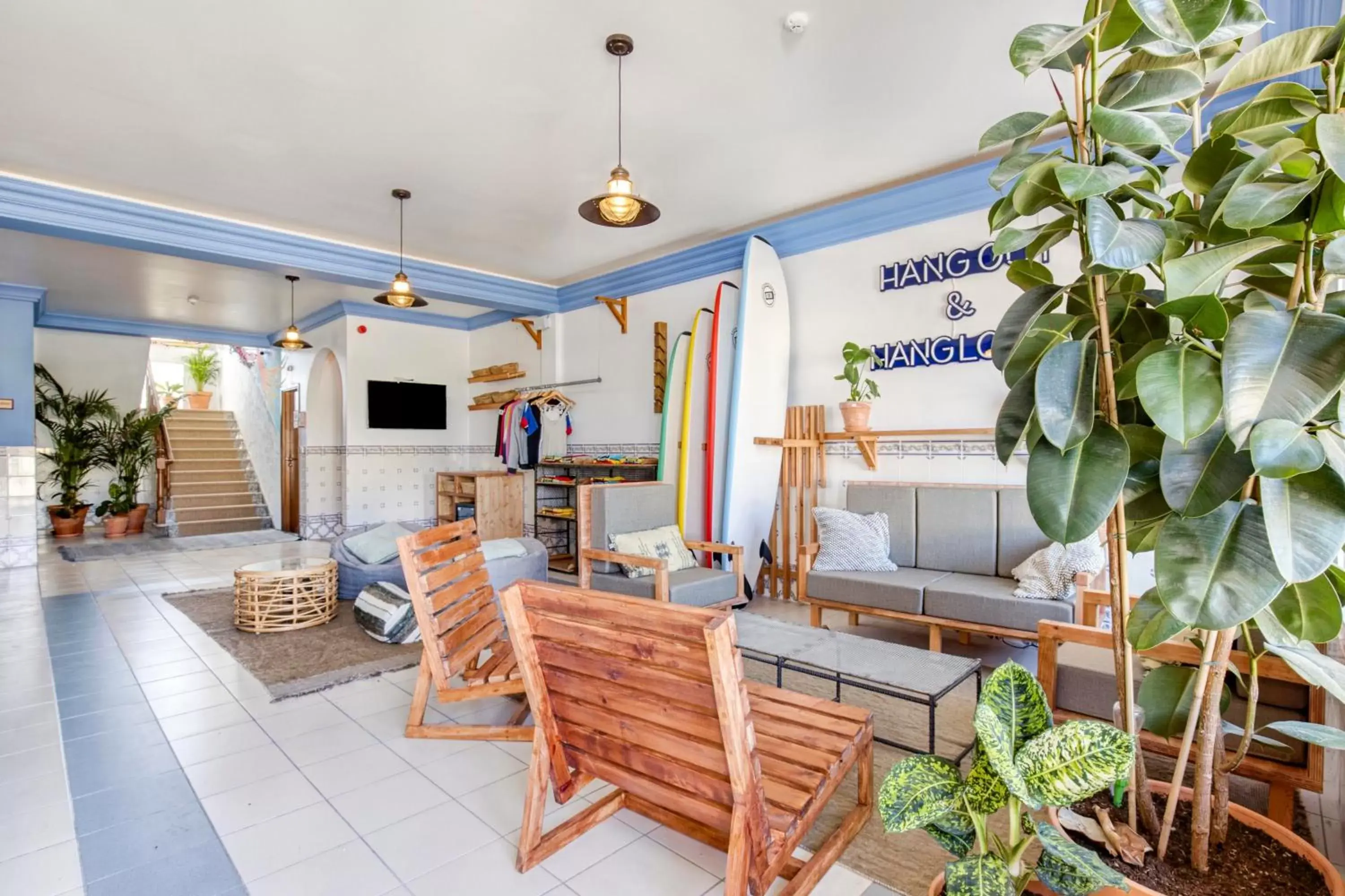 Lobby or reception in Malacuna Peniche Lobby or reception in Malacuna Peniche