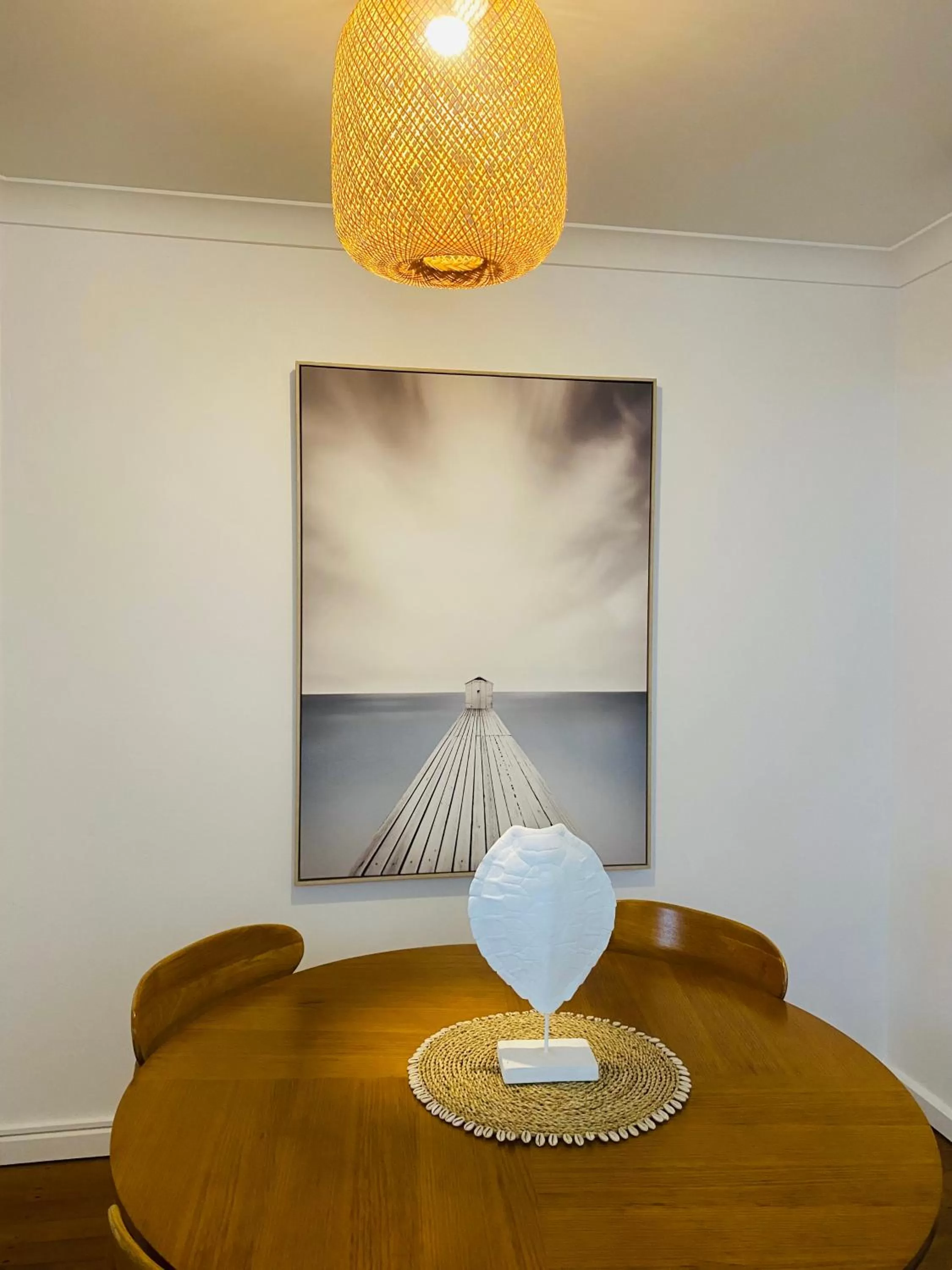 Dining area in BeachView Apartments at Villa Paradiso