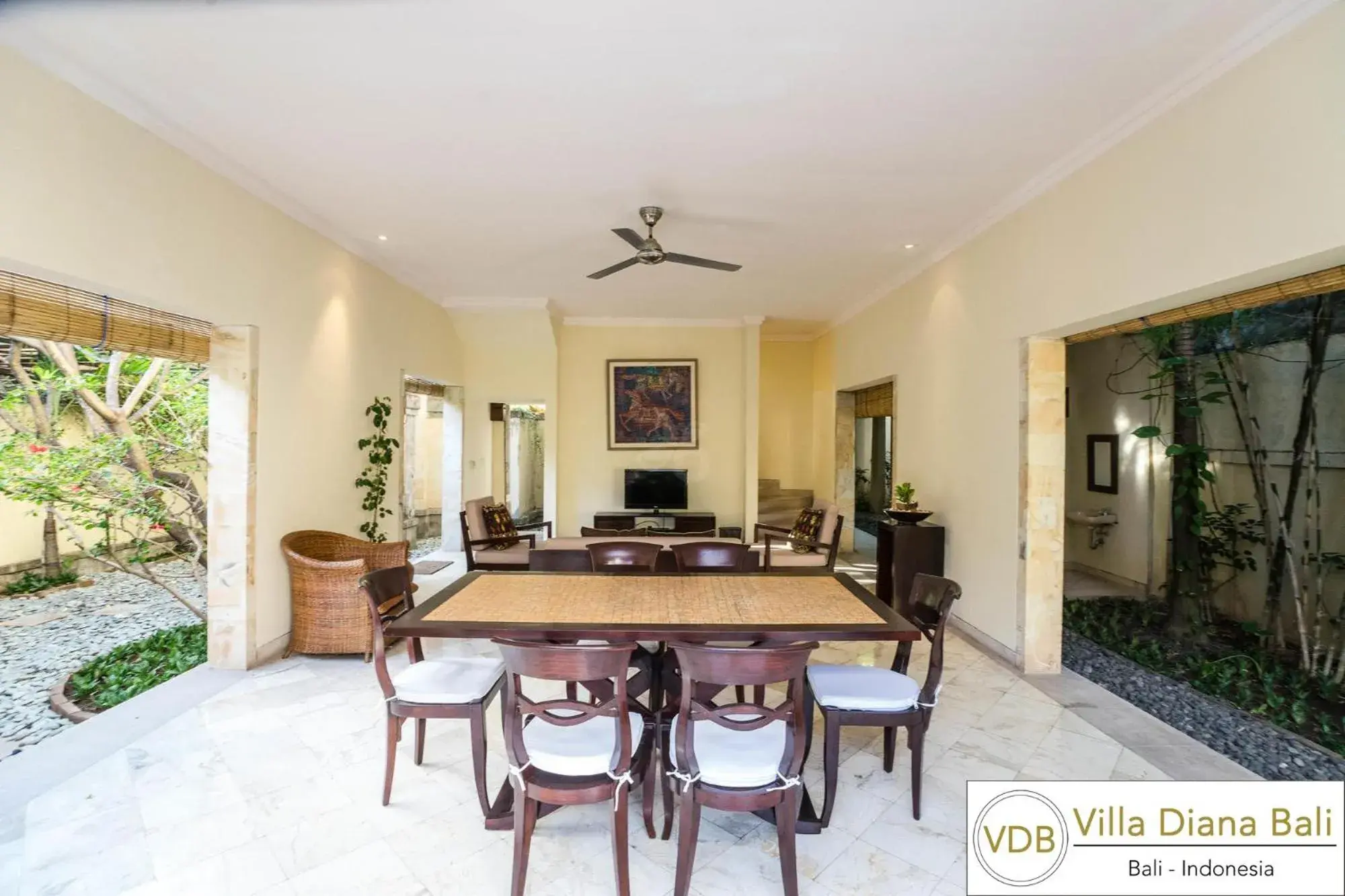 Living room in Villa Diana Bali