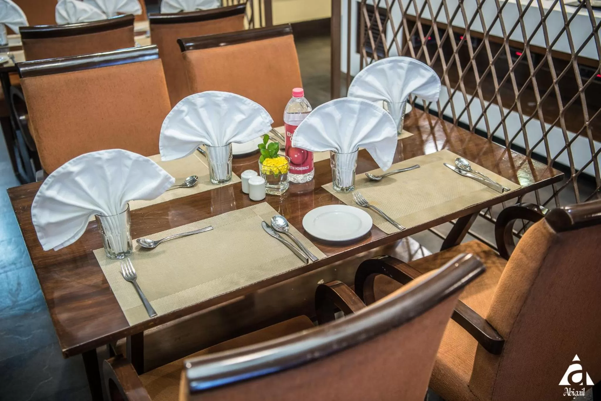 Dining area in Hotel Abigail Goradia's