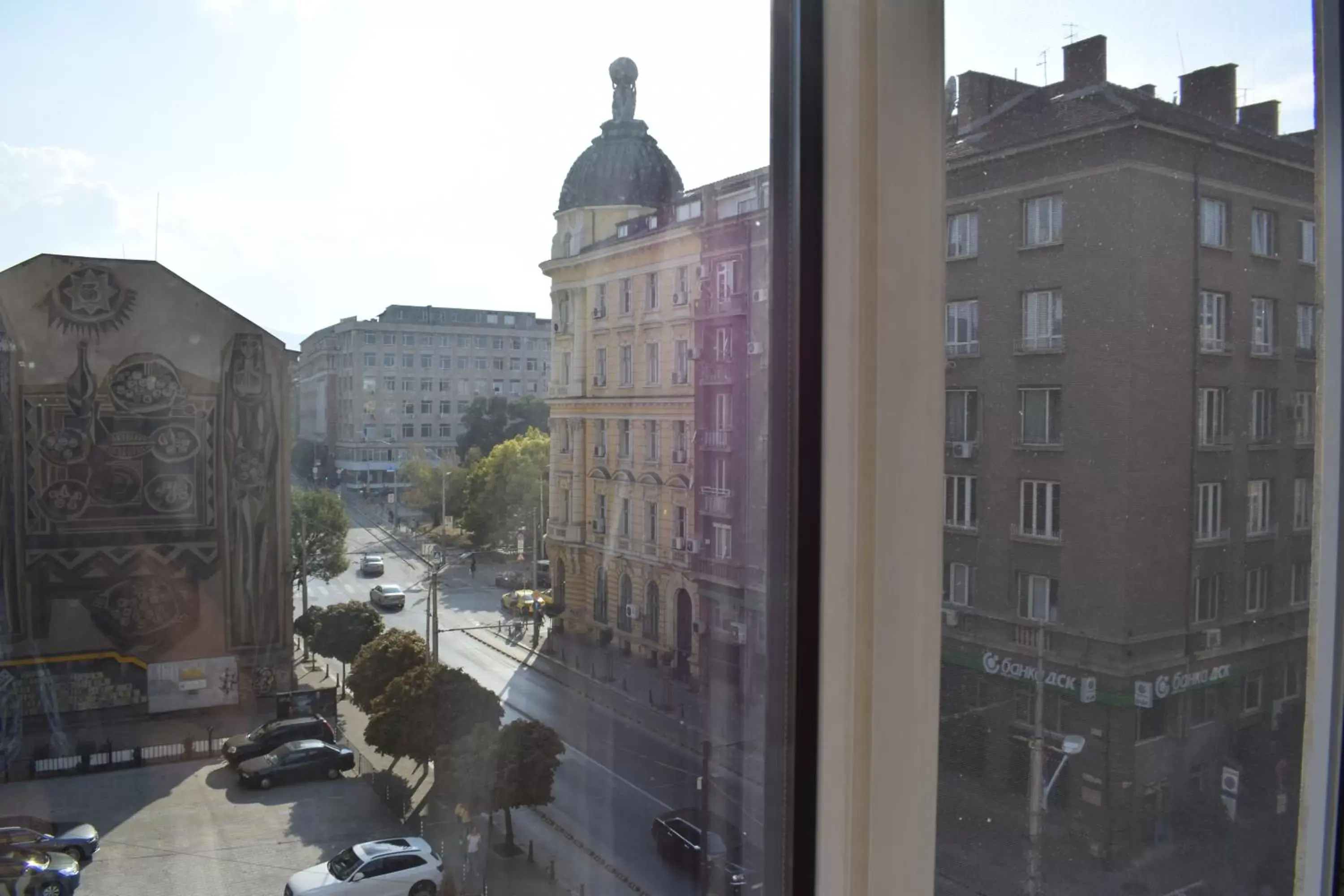 City view in Slavyanska Beseda Hotel