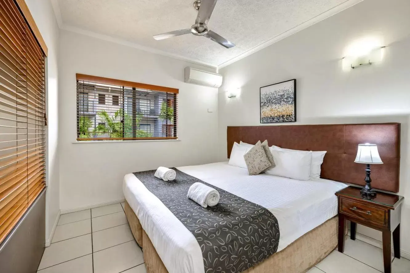 Bed in Southern Cross Atrium Apartments