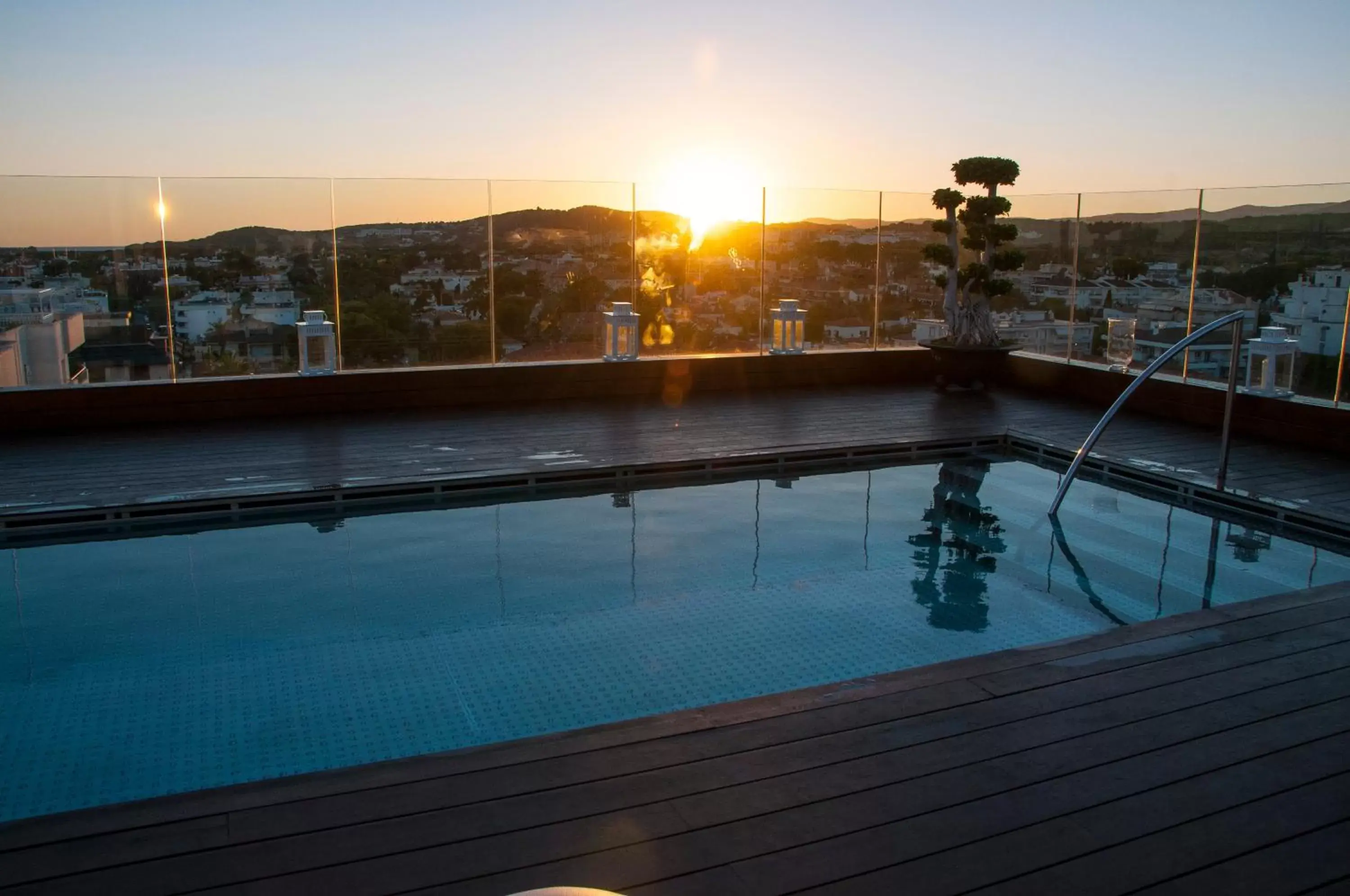 Pool view, Sunrise/Sunset in Hotel MiM Sitges & Spa