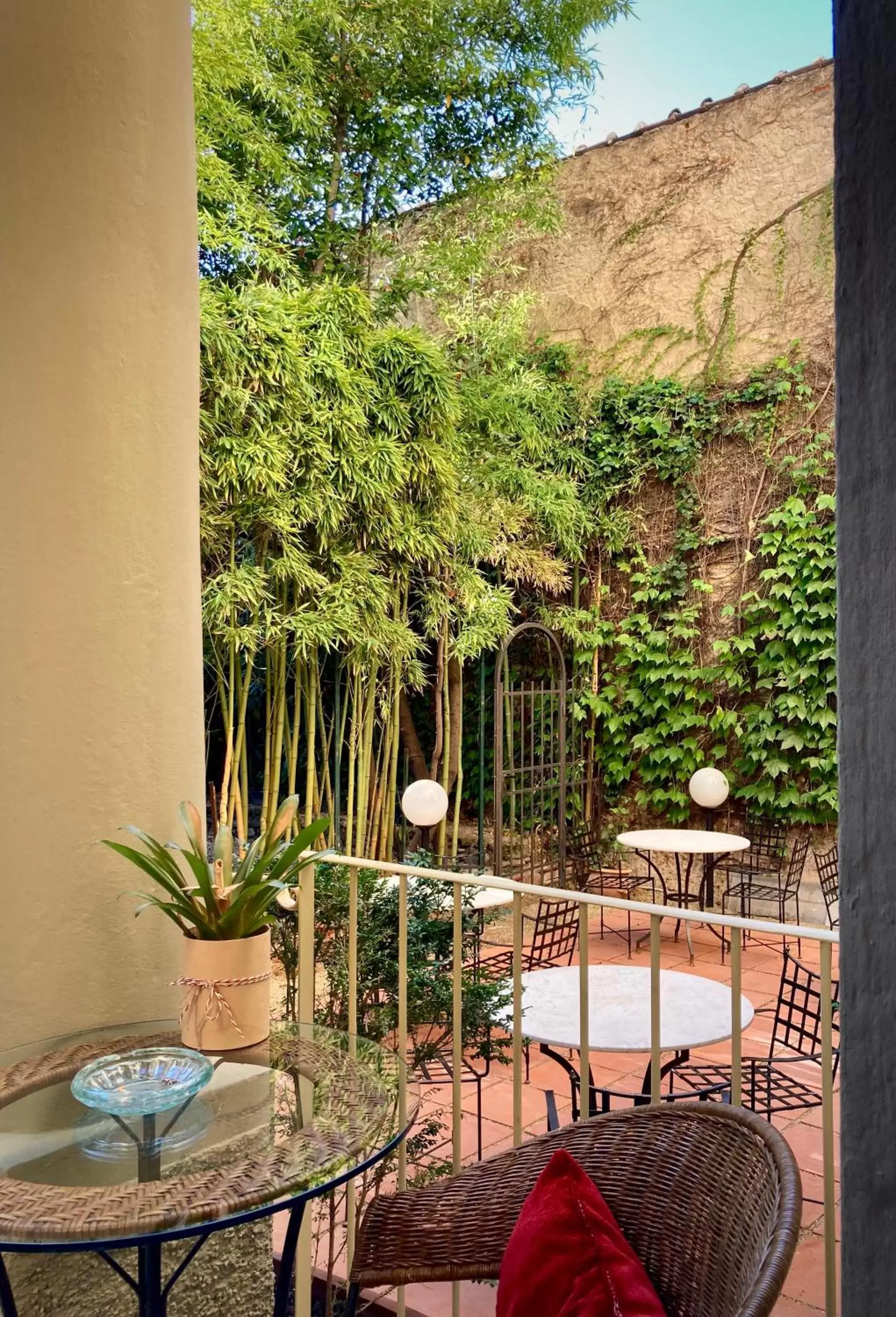 Garden in Hotel Caravaggio