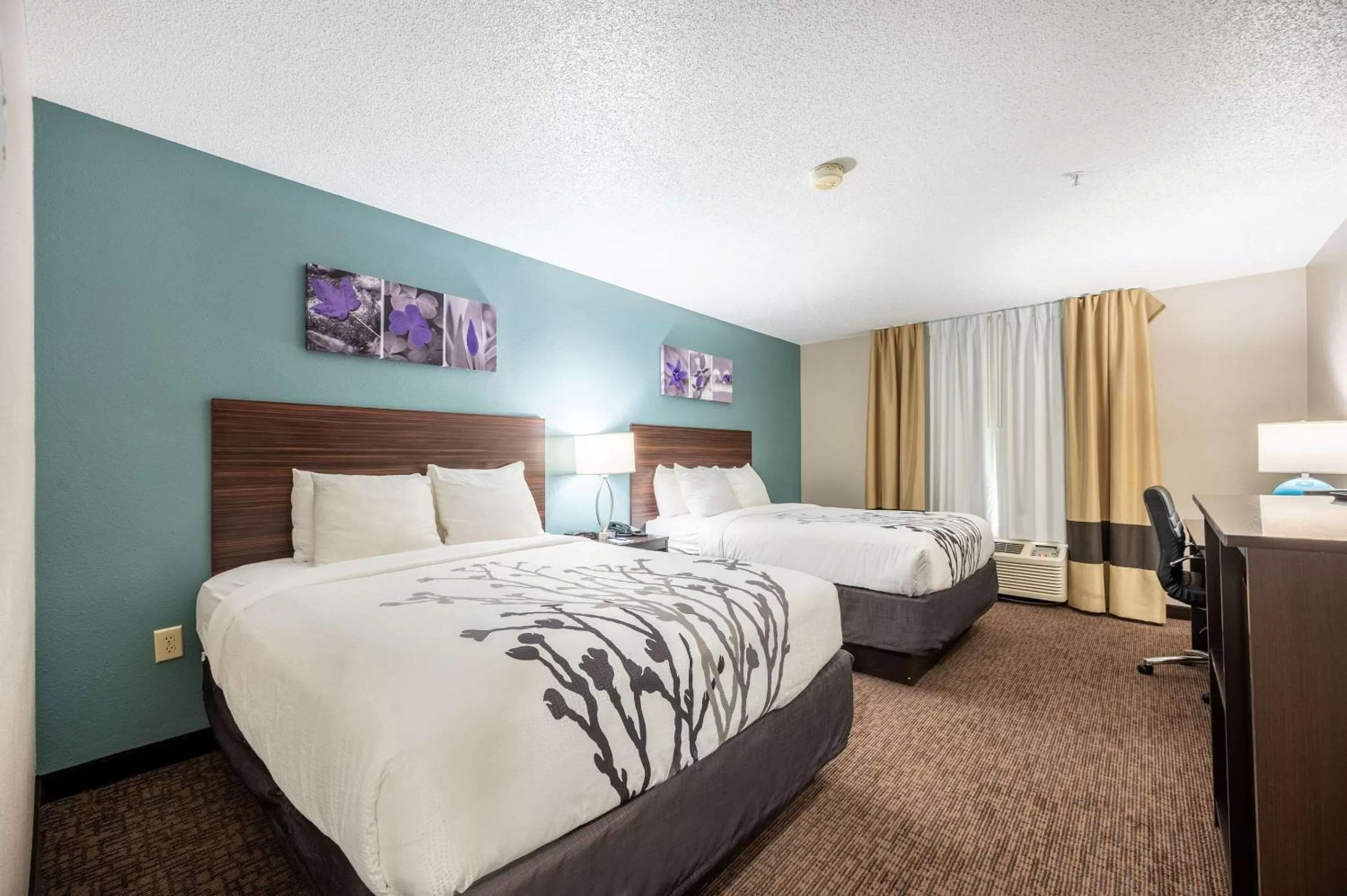 Photo of the whole room, Bed in Sleep Inn & Suites