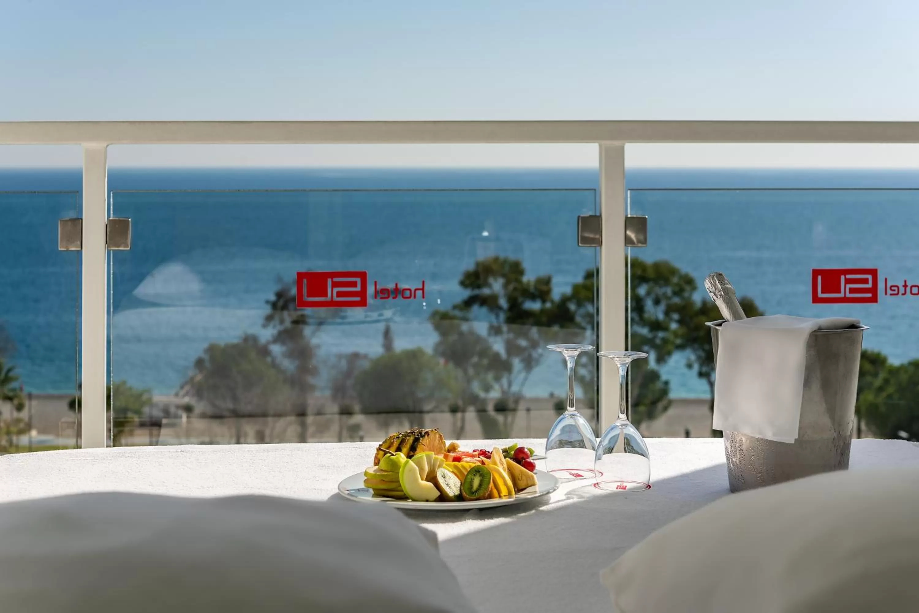 View (from property/room), Bed in Hotel SU & Aqualand