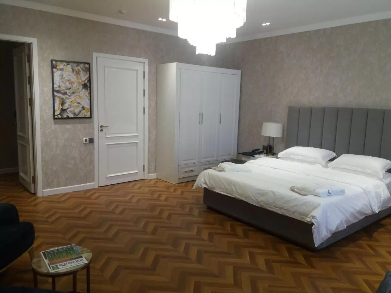 Bed in Termez Palace Hotel & Spa