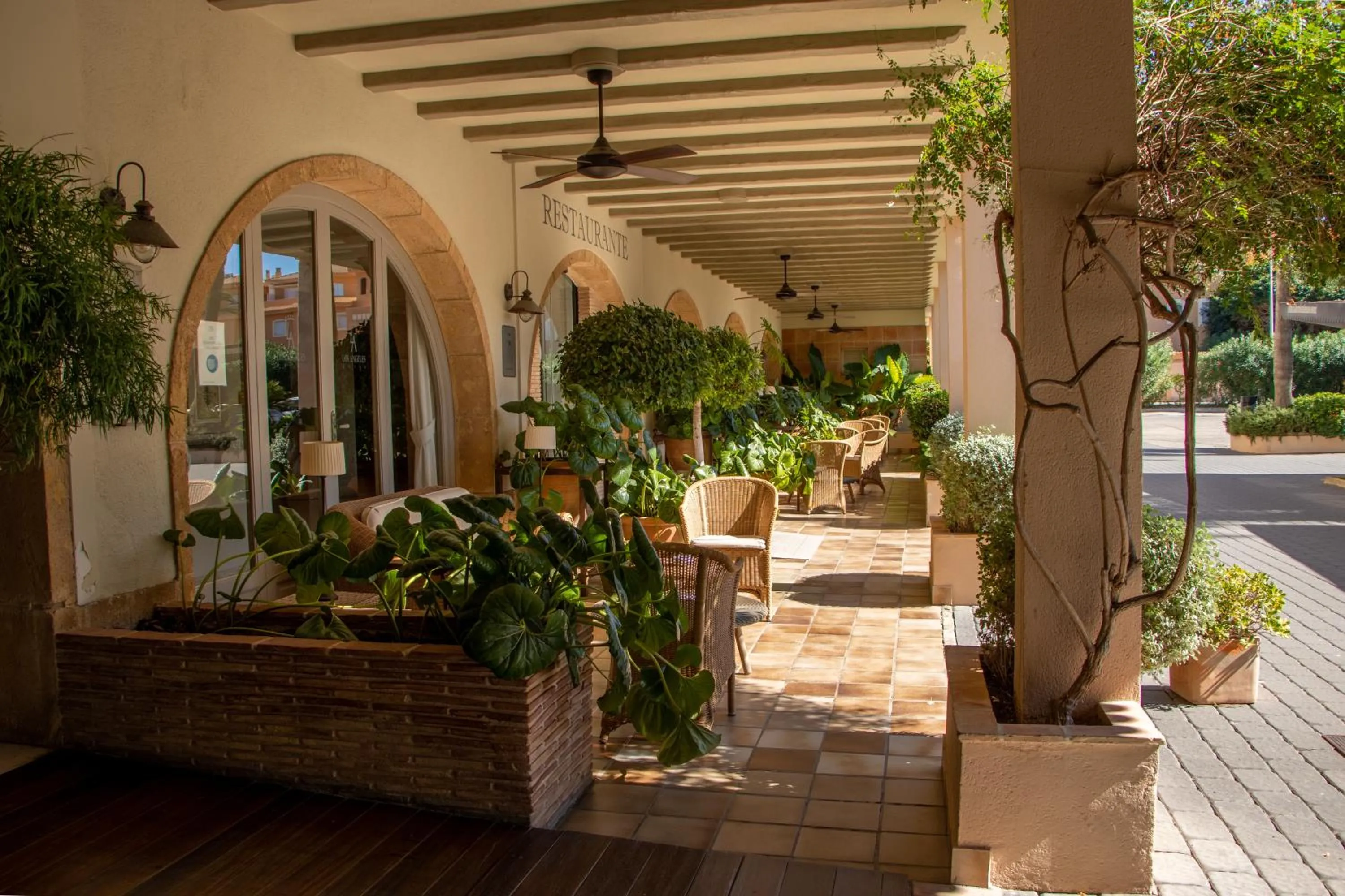 Lobby or reception in Hotel Los Ángeles Denia