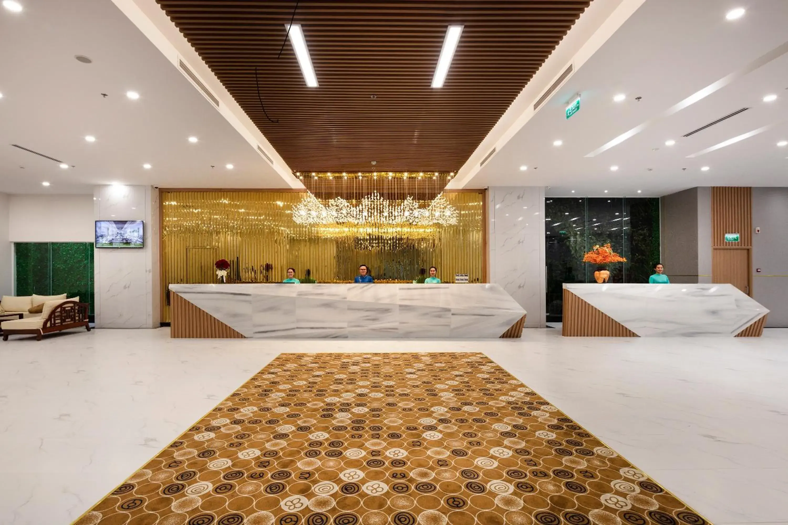 Lobby or reception in Virgo Hotel