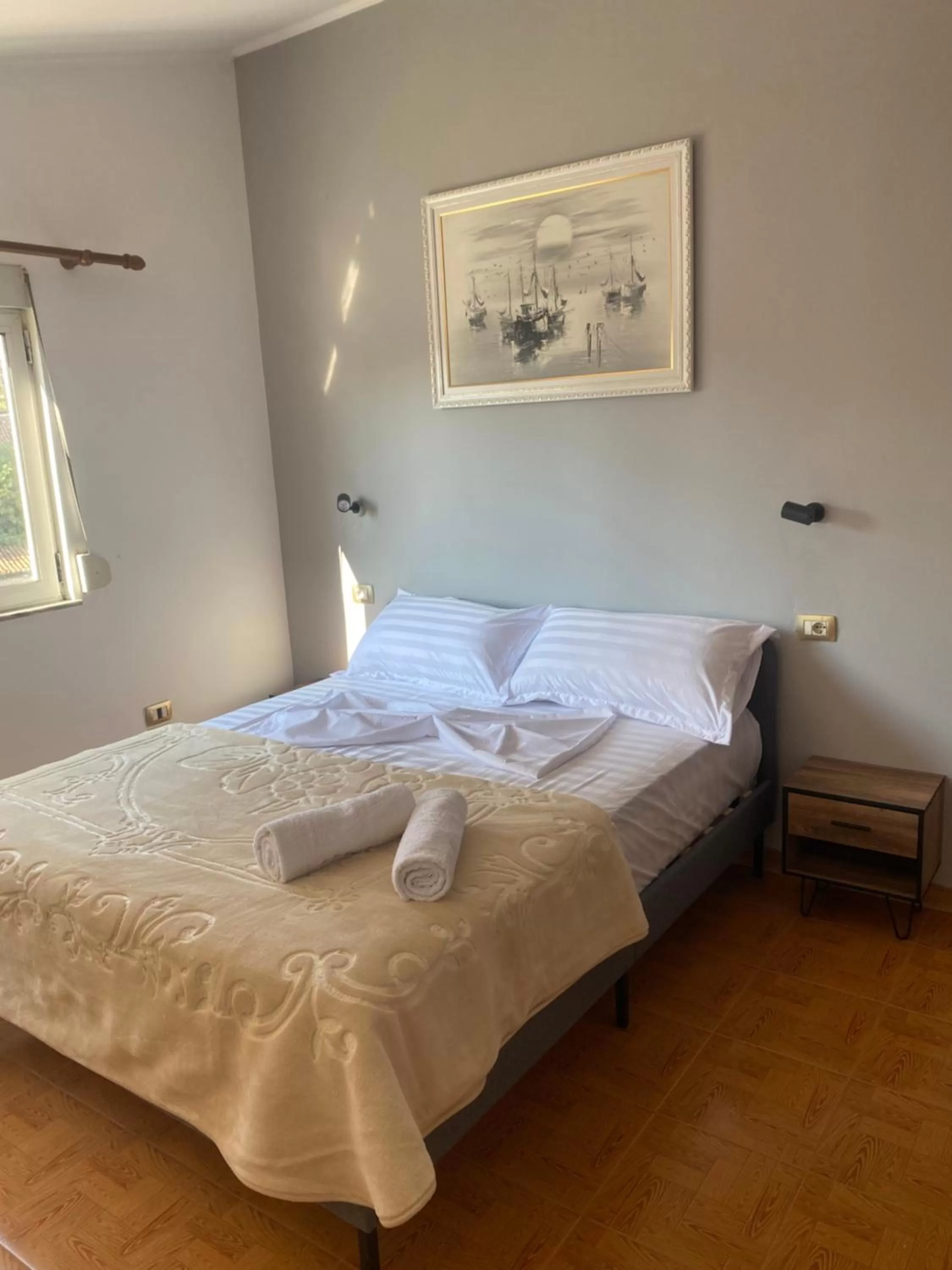 Bed in Hotel Millenium Tirana