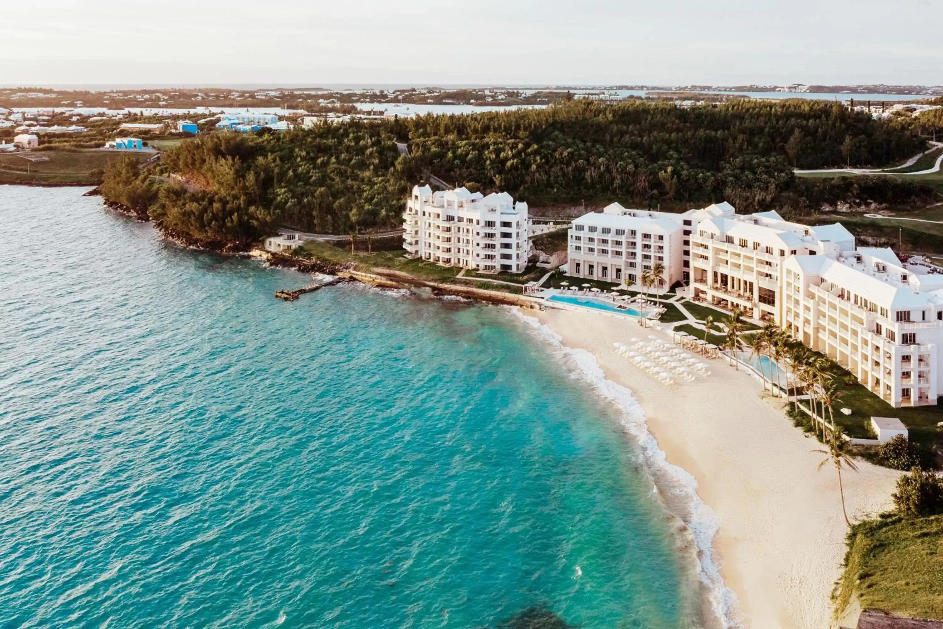 Property building, Bird's-eye View in The St Regis Bermuda Resort