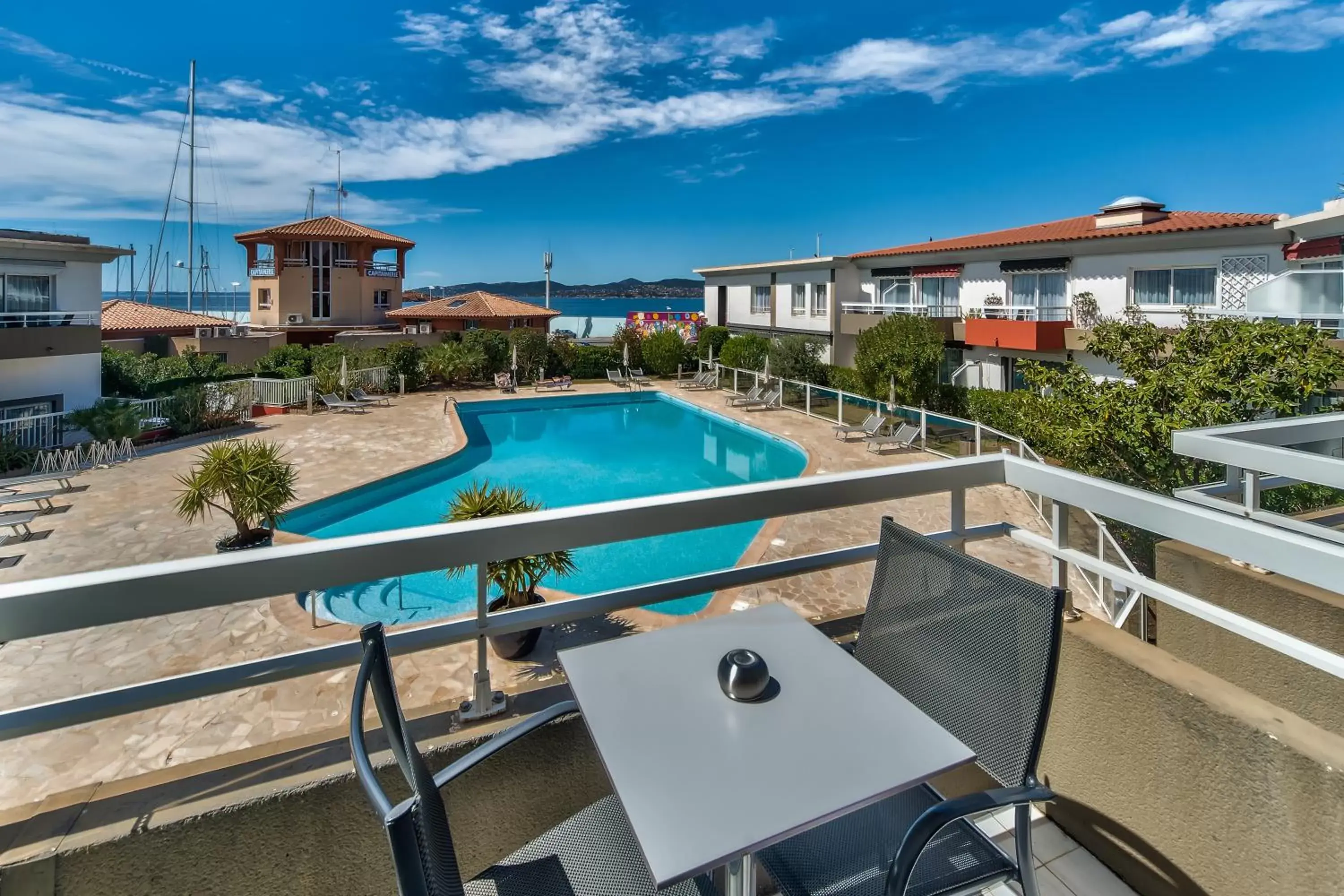 Balcony/Terrace, Pool View in Best Western Plus La Marina