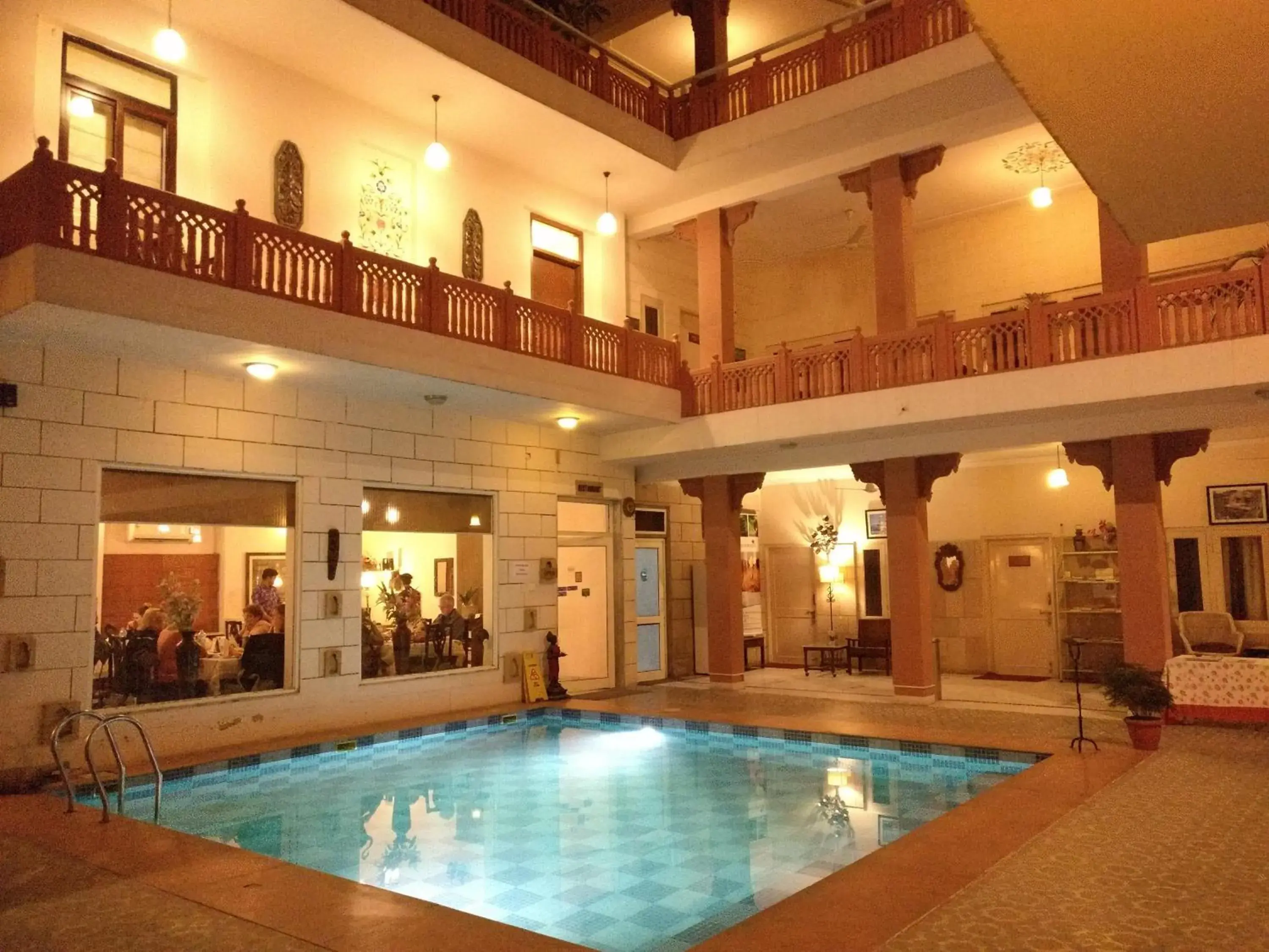 Property building, Swimming Pool in Suryaa Villa Jaipur - A Boutique Heritage Haveli