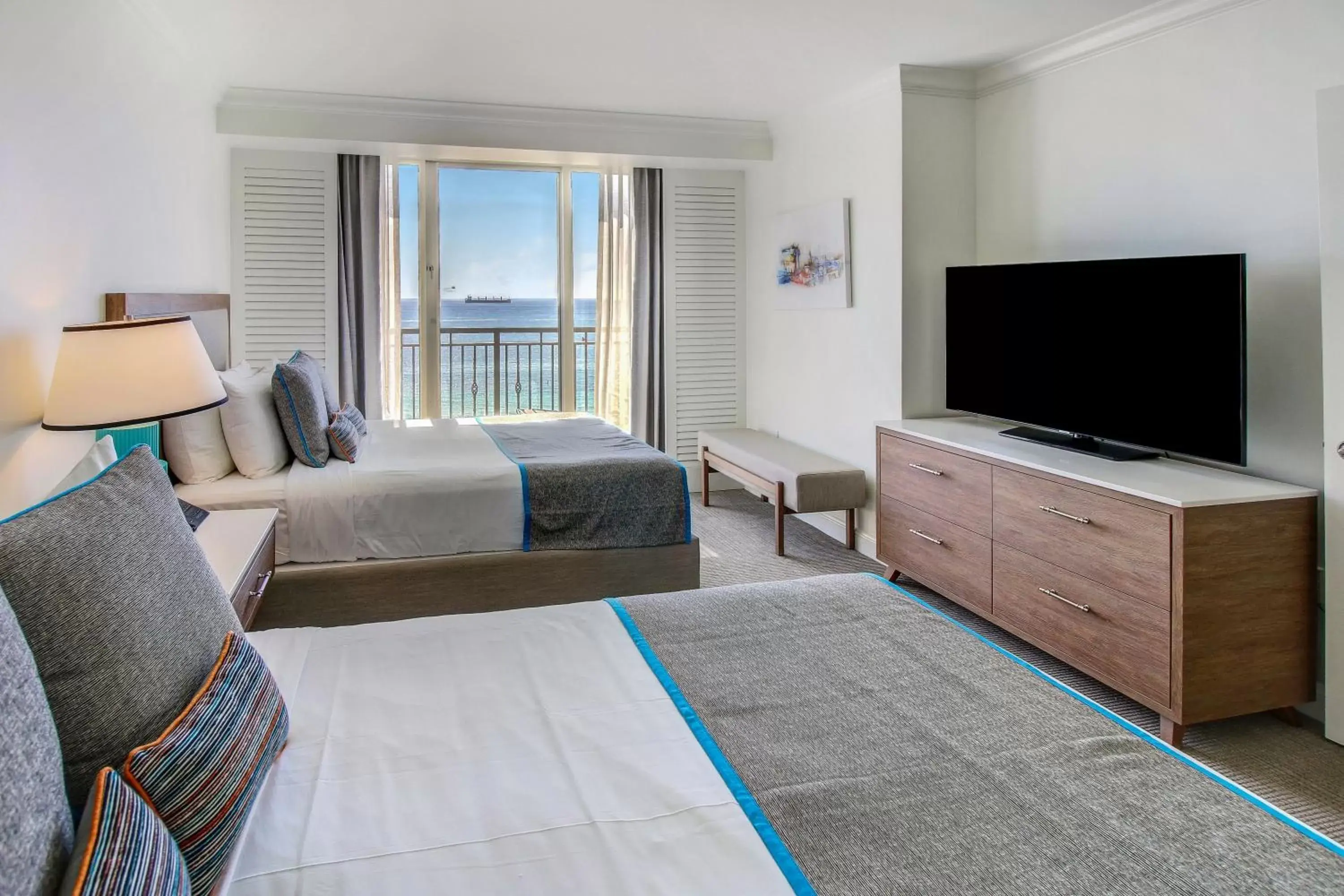 Bedroom, TV/Entertainment Center in The Atlantic Hotel & Spa