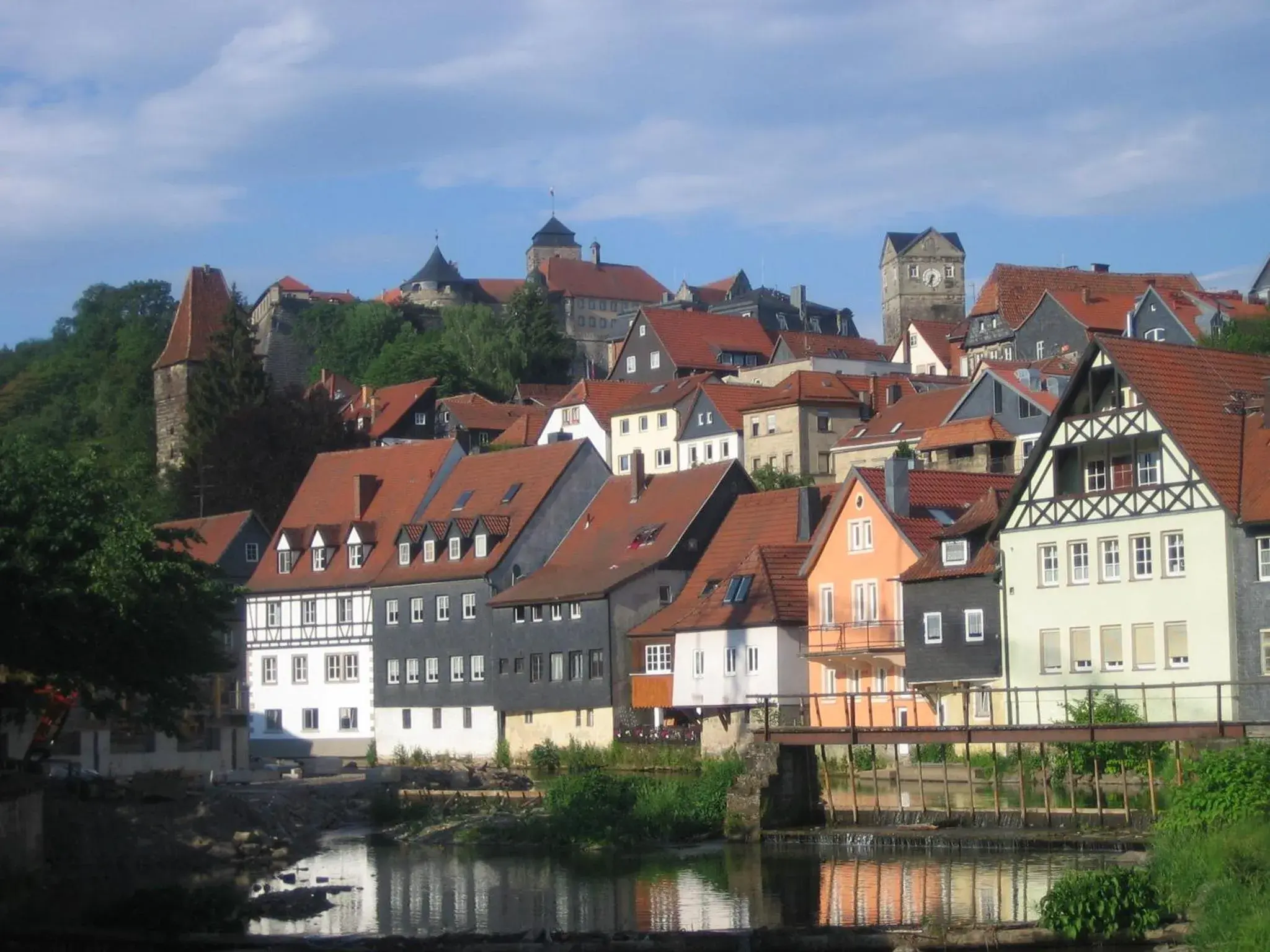 Nearby landmark, Bird's-eye View in Die Kronacher Stadthotels