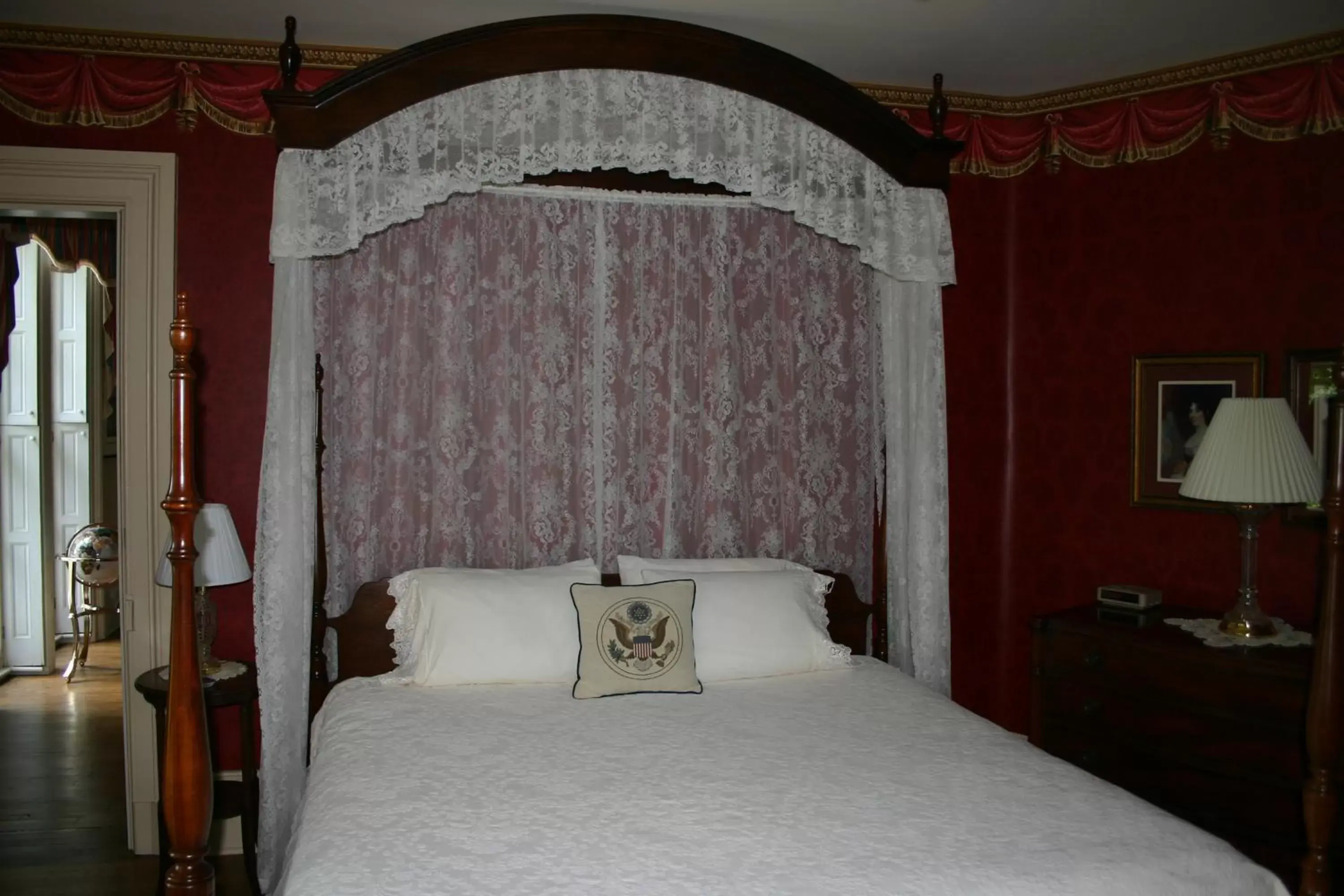 Decorative detail, Bed in Mayhurst Estate