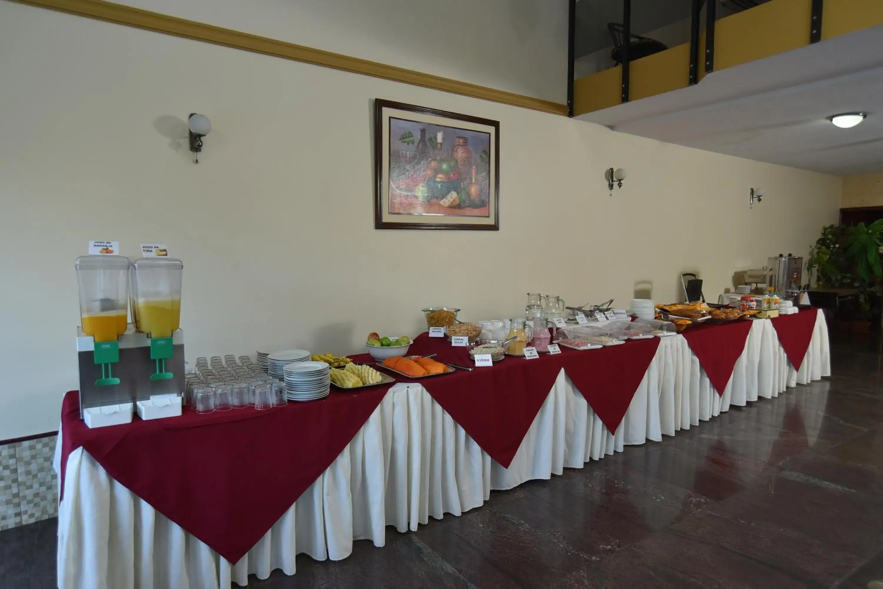 Buffet breakfast in Hotel Continental Park