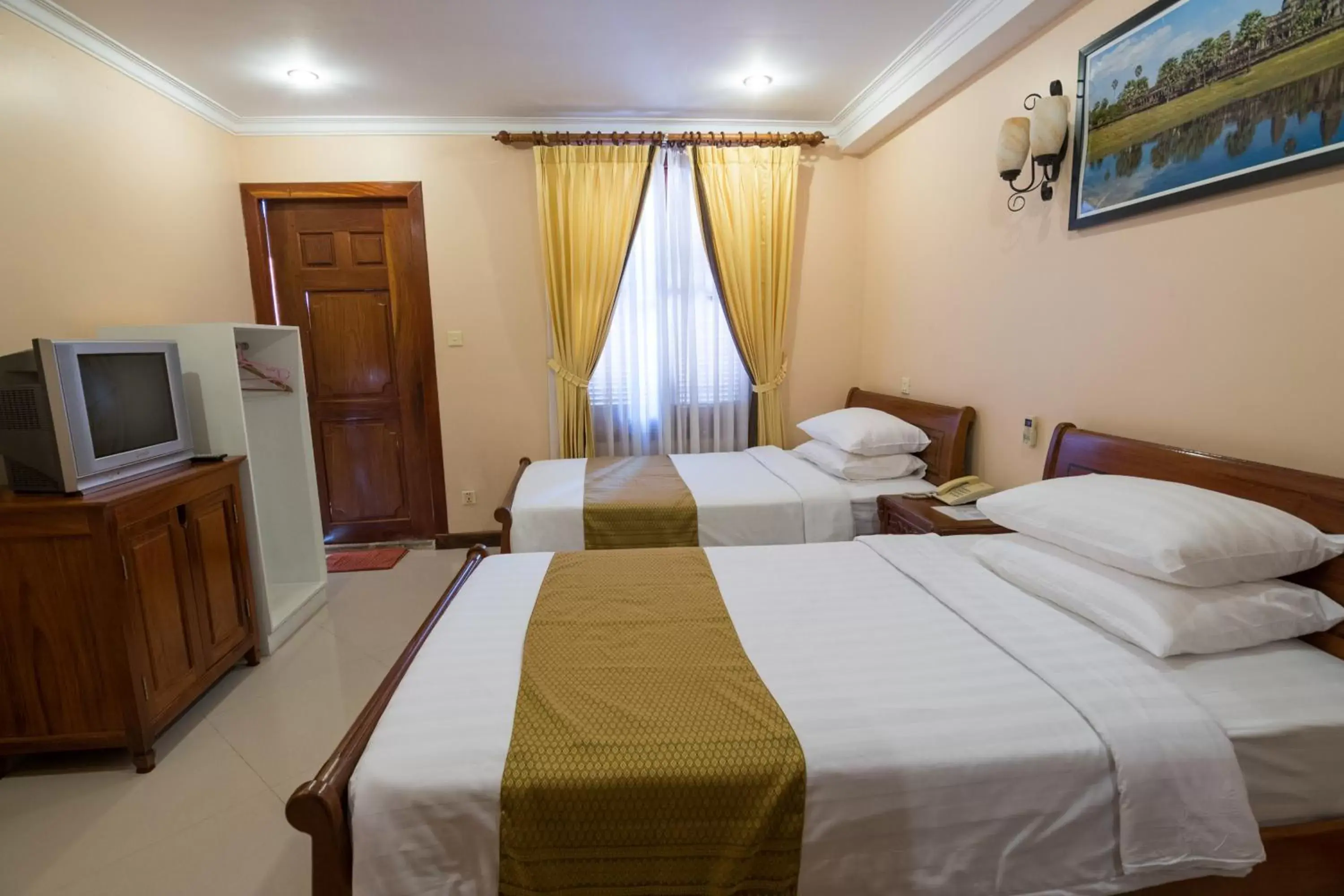Bedroom, Bed in Neth Socheata Hotel