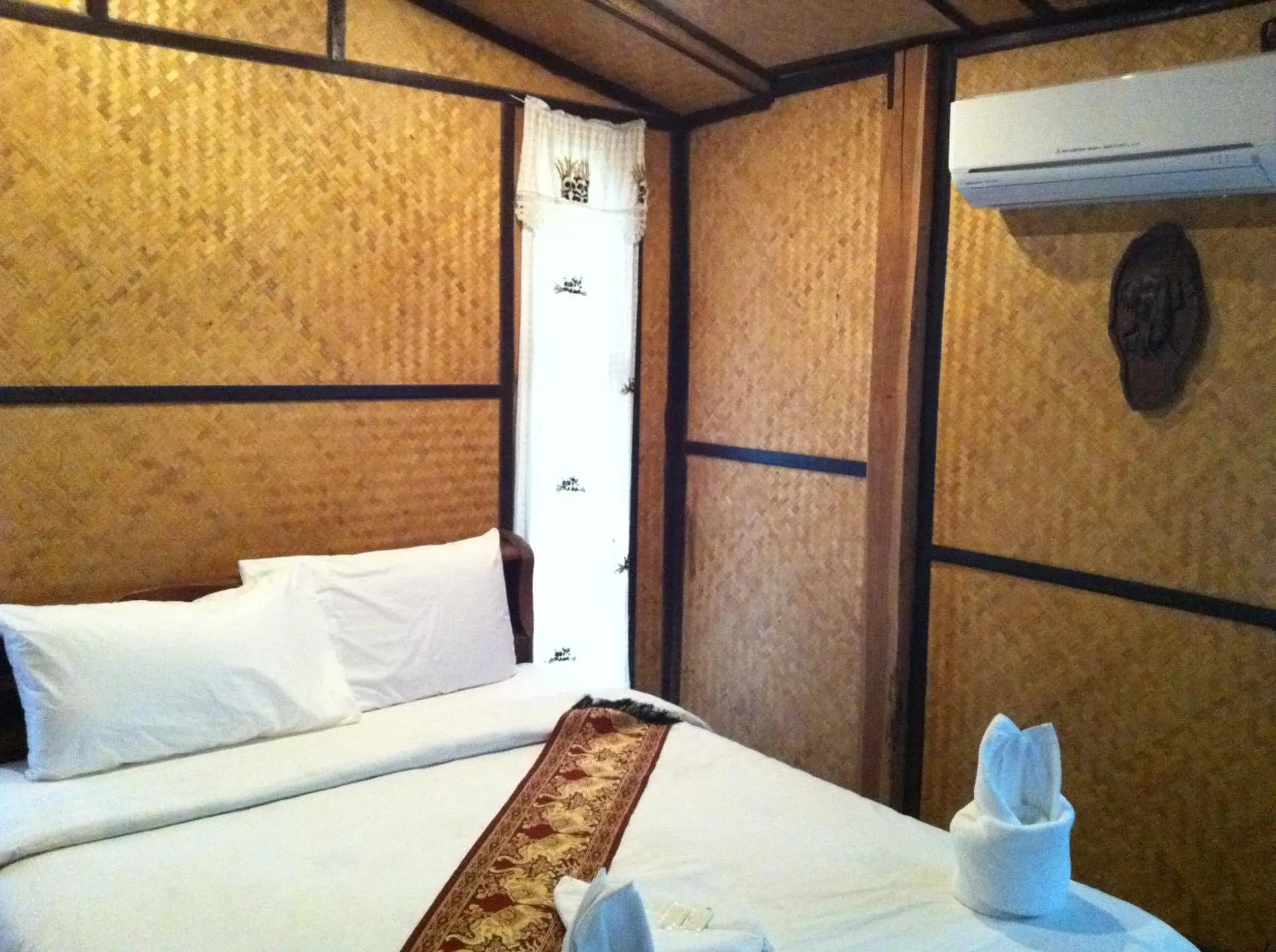 Decorative detail, Bed in Chang Pai Resort