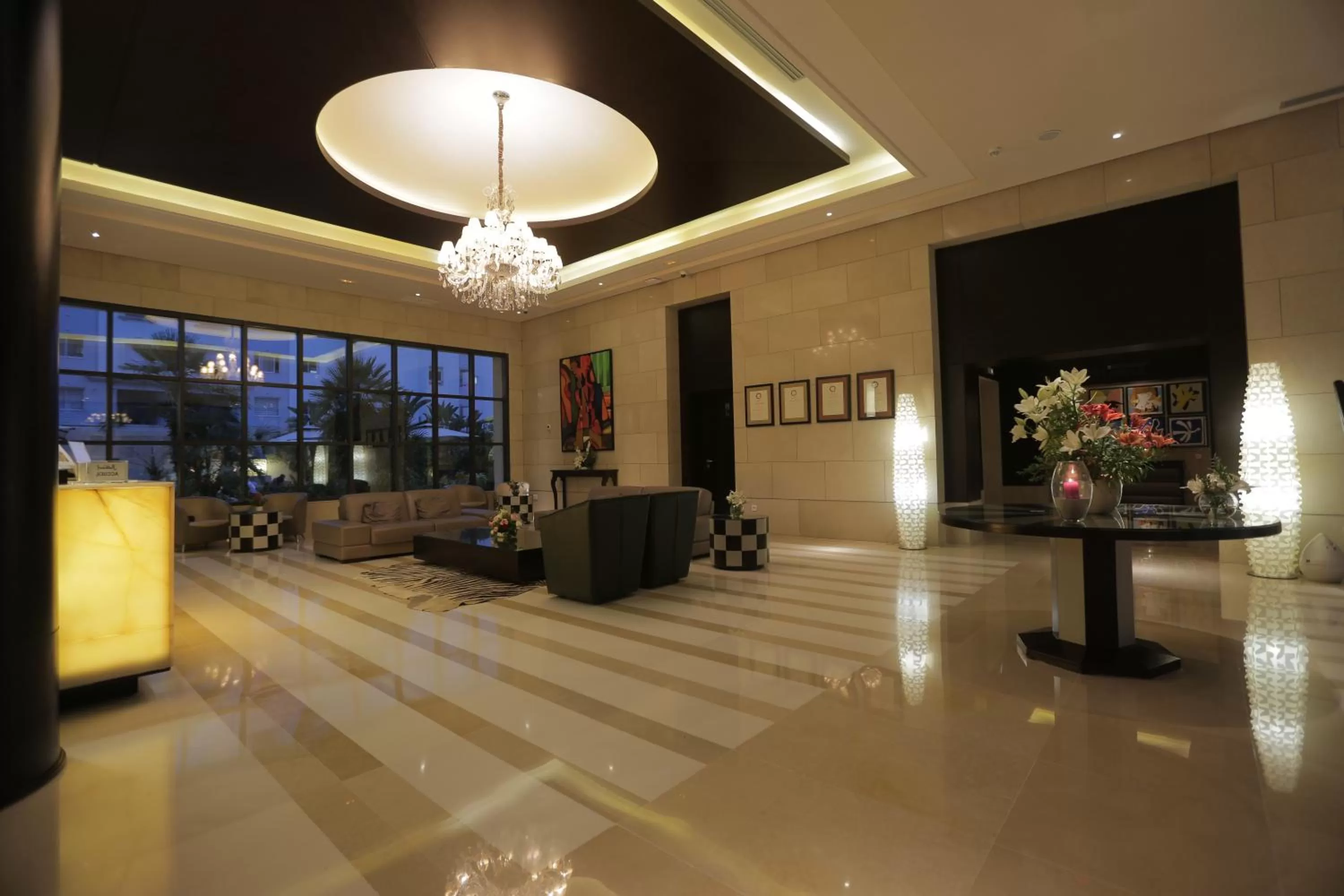 Lobby or reception in Le Corail Suites Hotel
