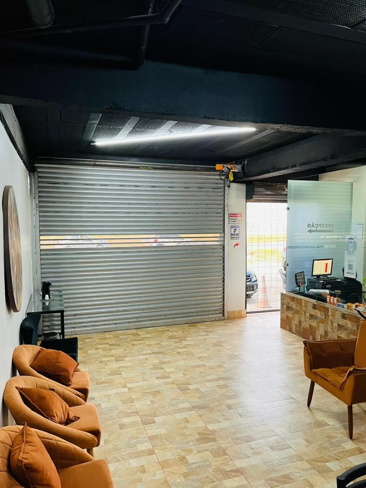 Lobby or reception in Riacho Hotel