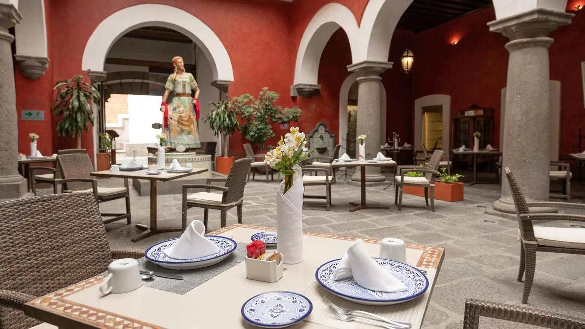 Restaurant/Places to Eat in Hotel Boutique Casona de la China Poblana - Adults Only