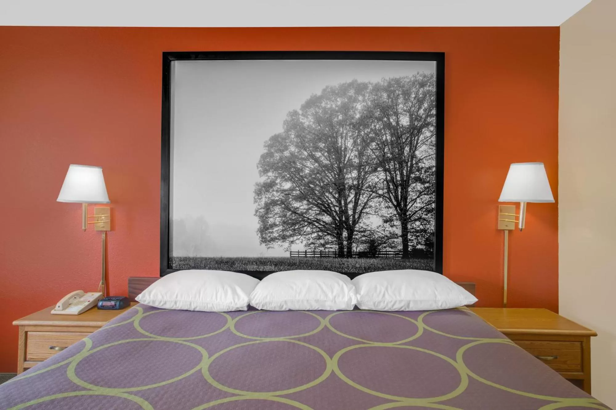 Bed in Super 8 by Wyndham Christiansburg/Blacksburg Area