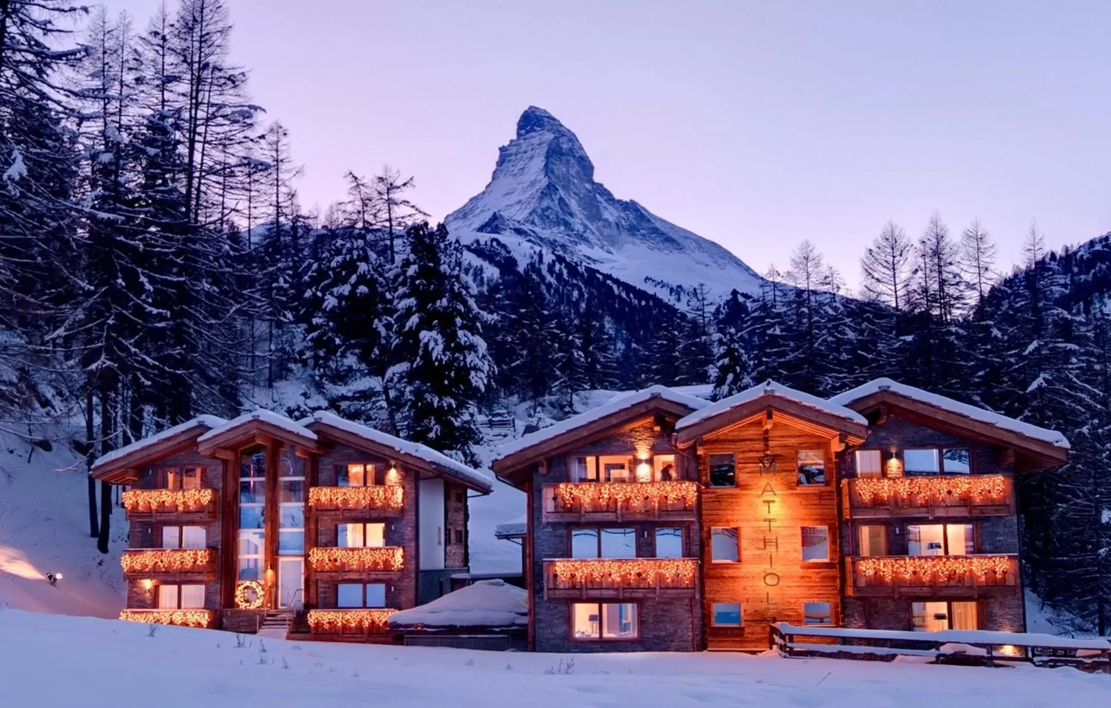 Facade/entrance, Winter in Matthiol Boutique Hotel