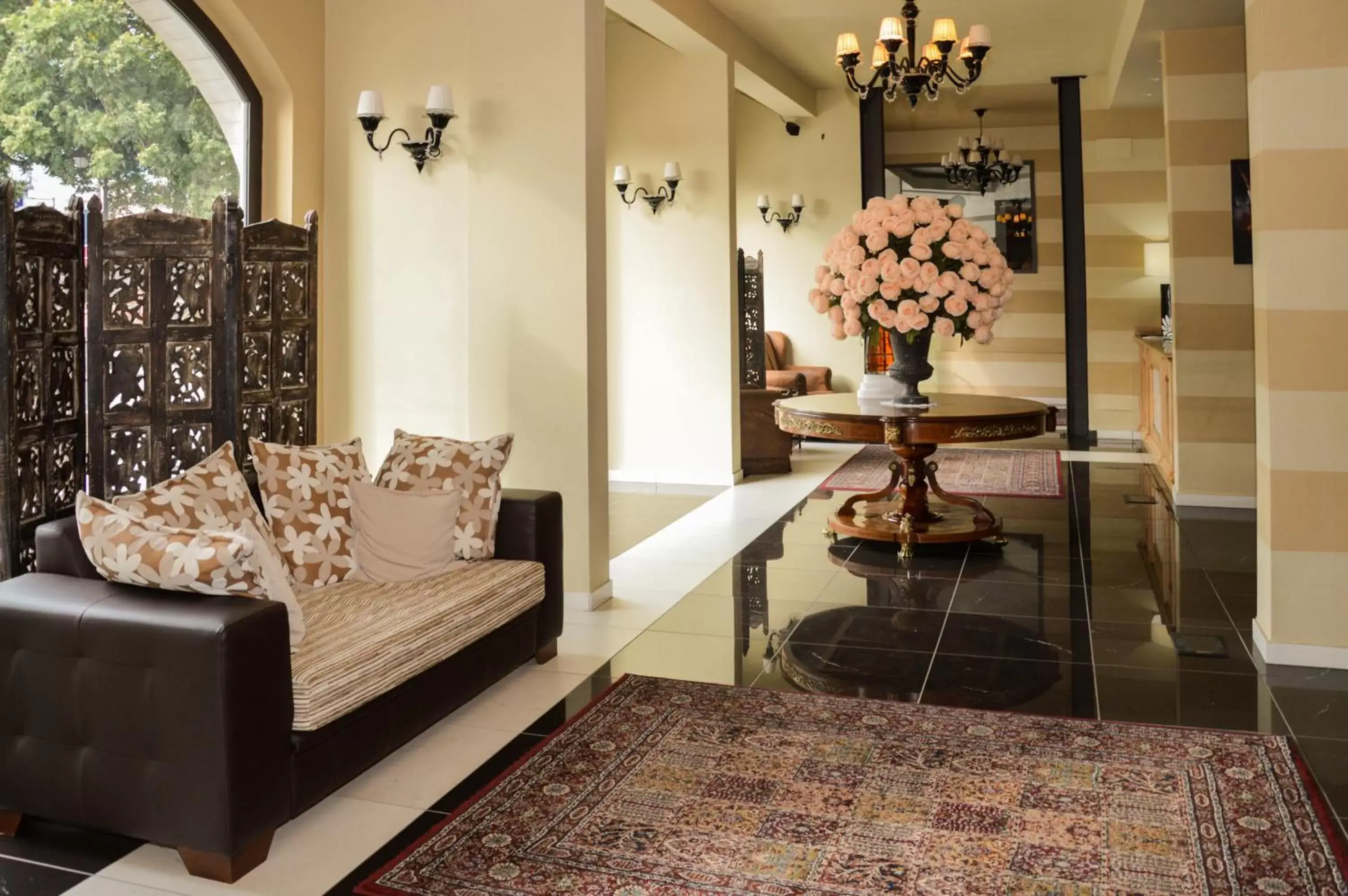 Seating Area in Roccamonfina Palace Hotel