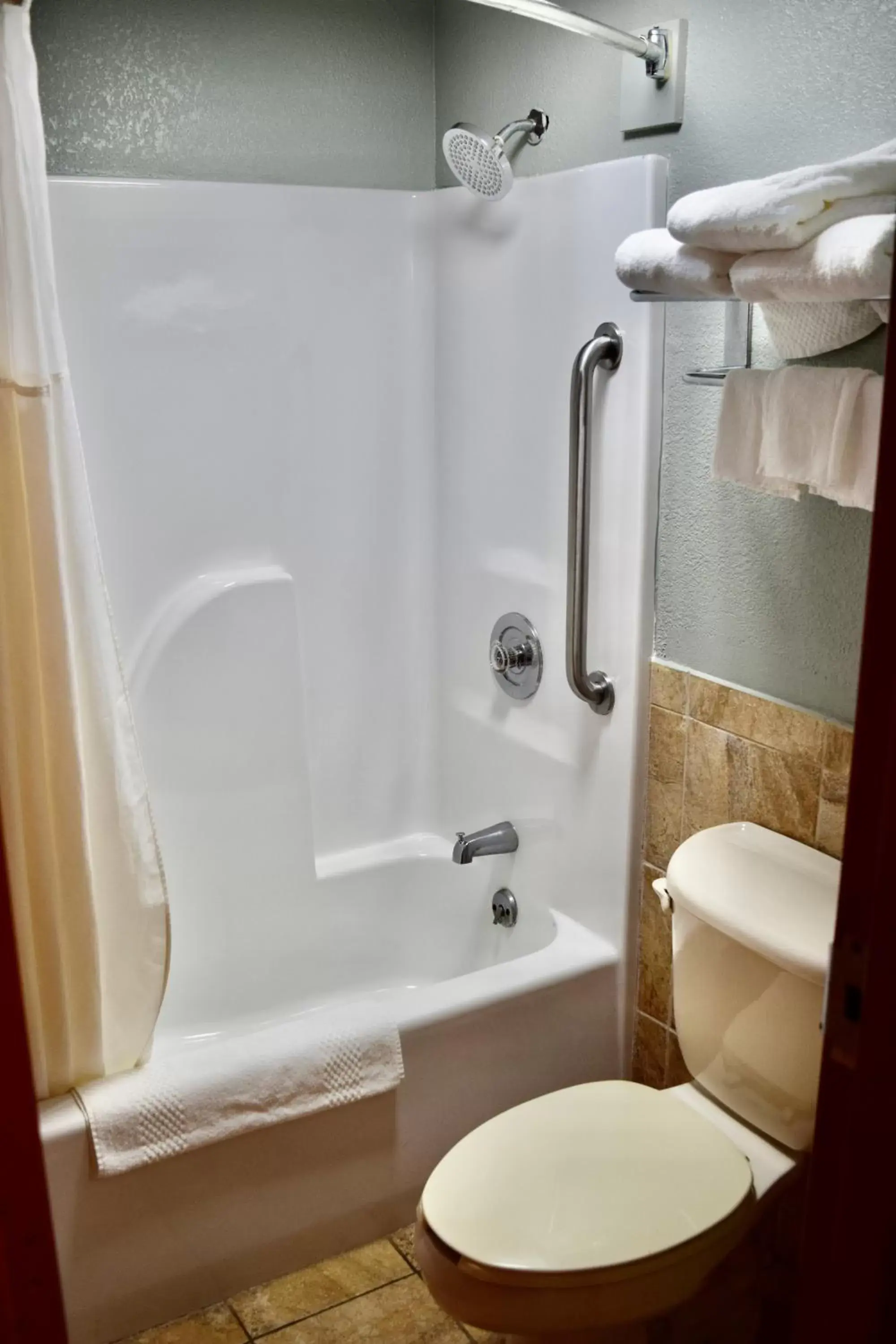 Shower, Bathroom in Econo Lodge Sanford NC