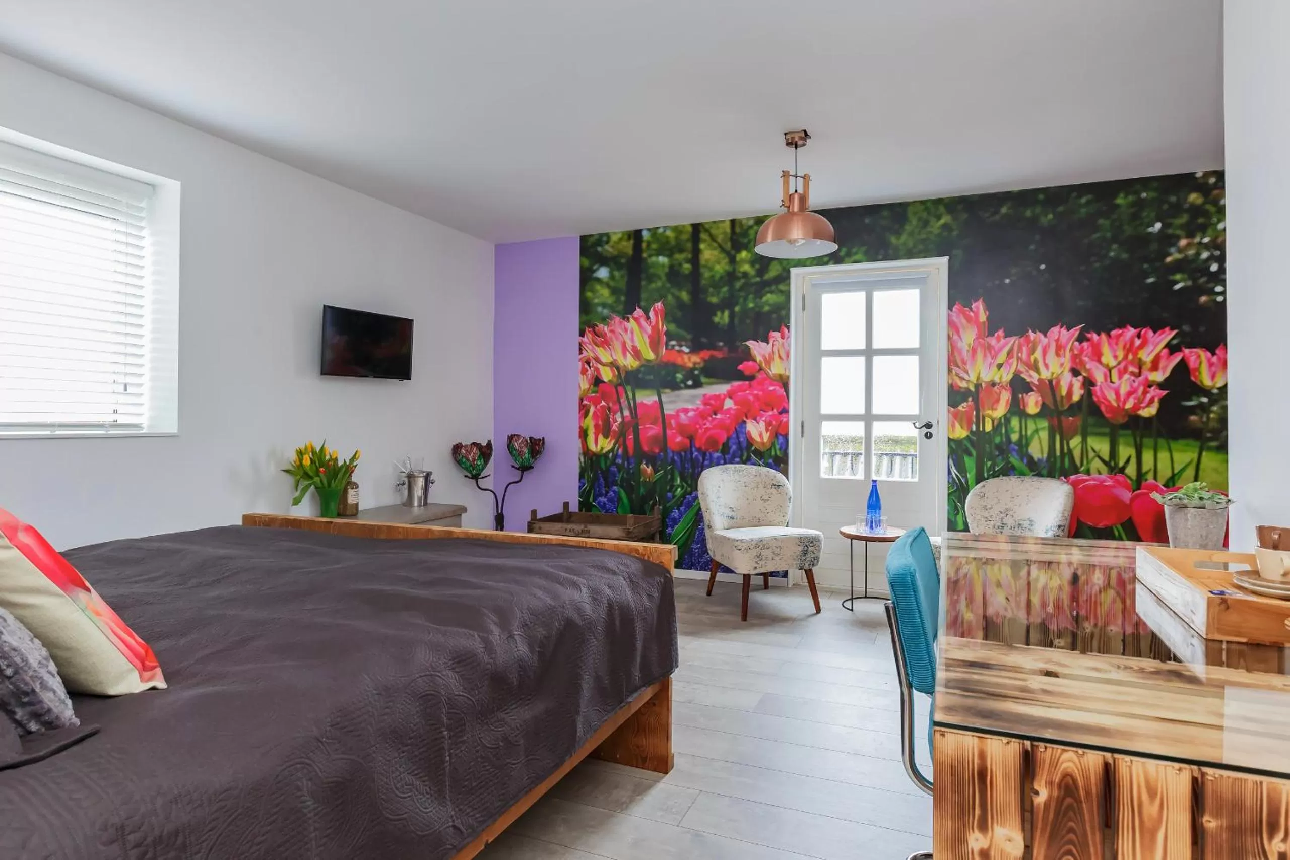 TV and multimedia, Bed in Wellness Bed & Breakfast Pergamo