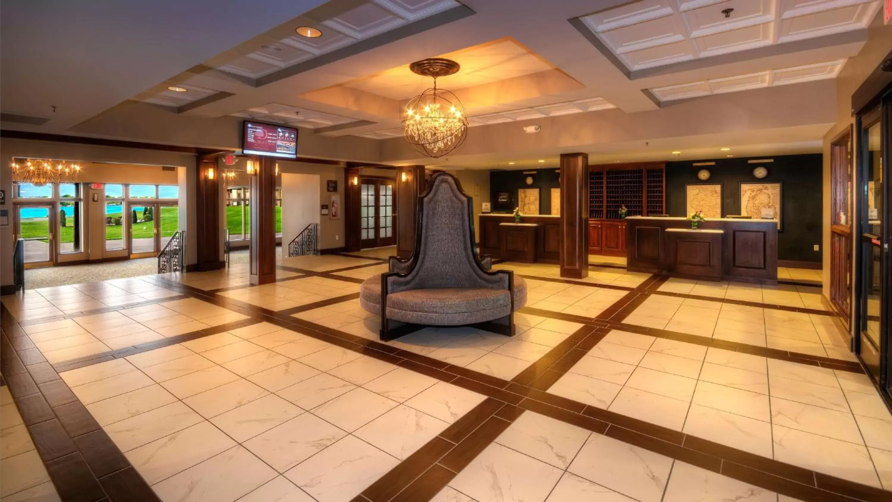 Lobby or reception, Lobby/Reception in DoubleTree by Hilton Port Huron