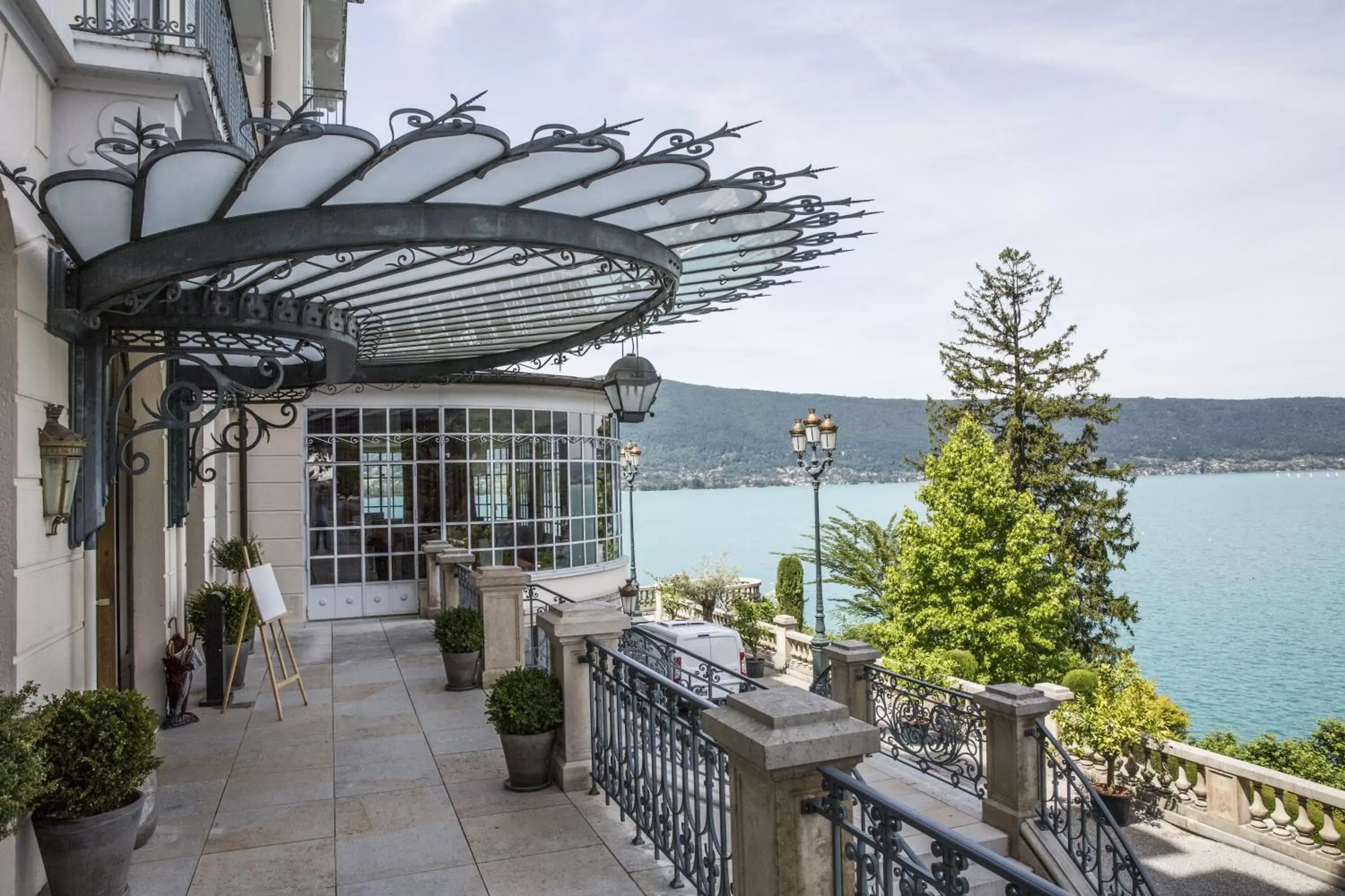 Patio in Le Palace De Menthon